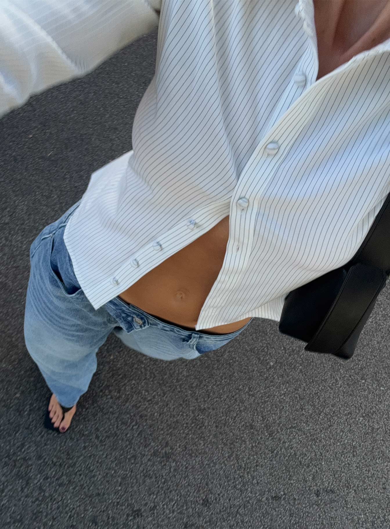 Lanabell | Fine Striped Shirt