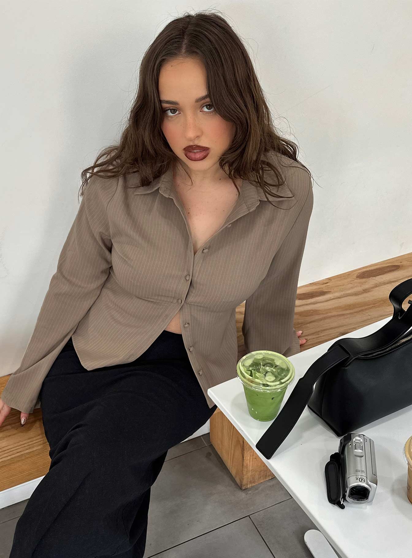 Lanabell | Fine Striped Shirt