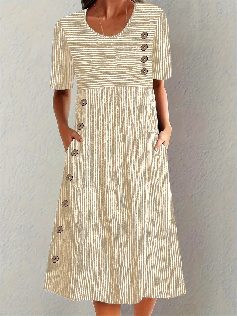 Melany | Striped Summer Dress