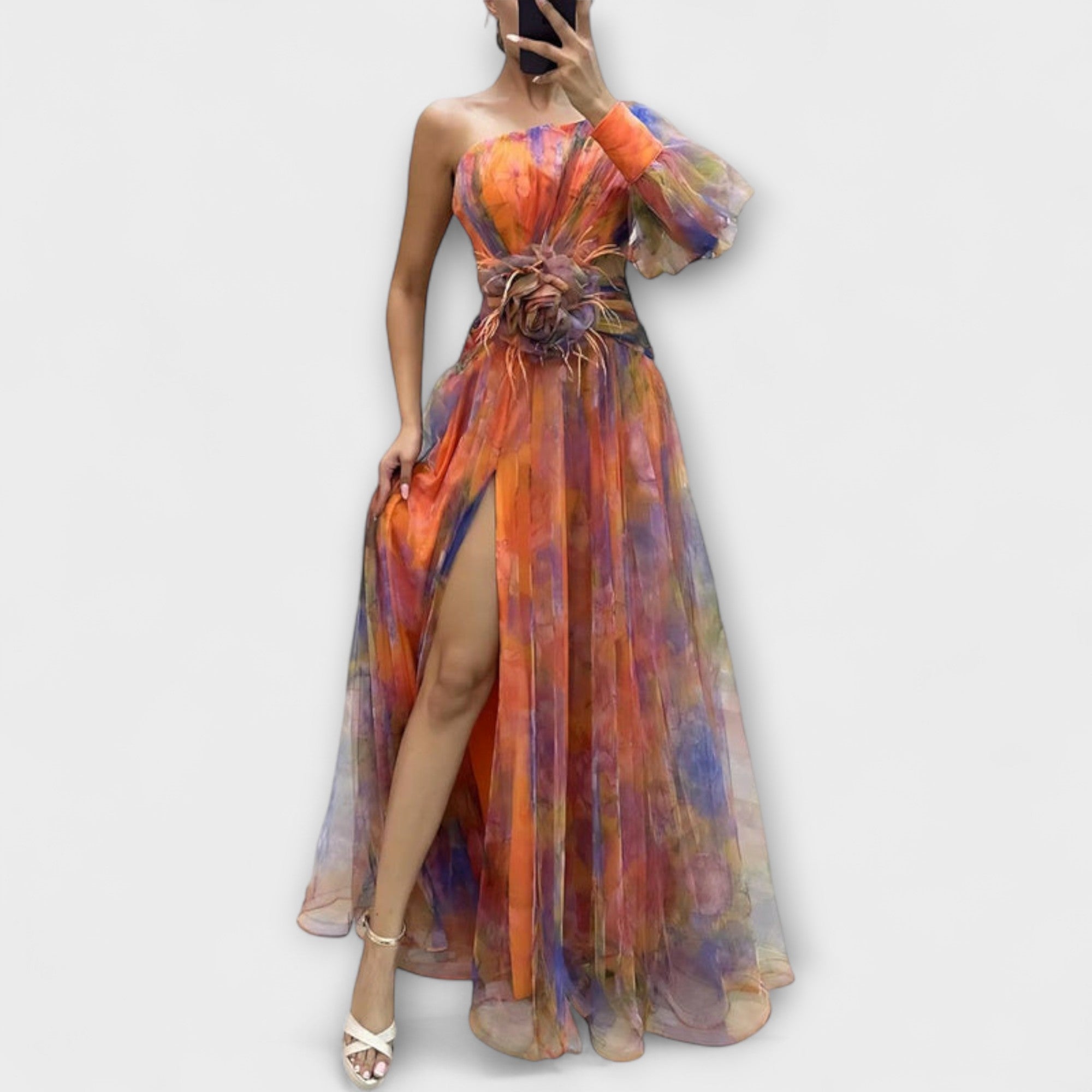 Mandy | Asymmetric Amelie Maxi Dress