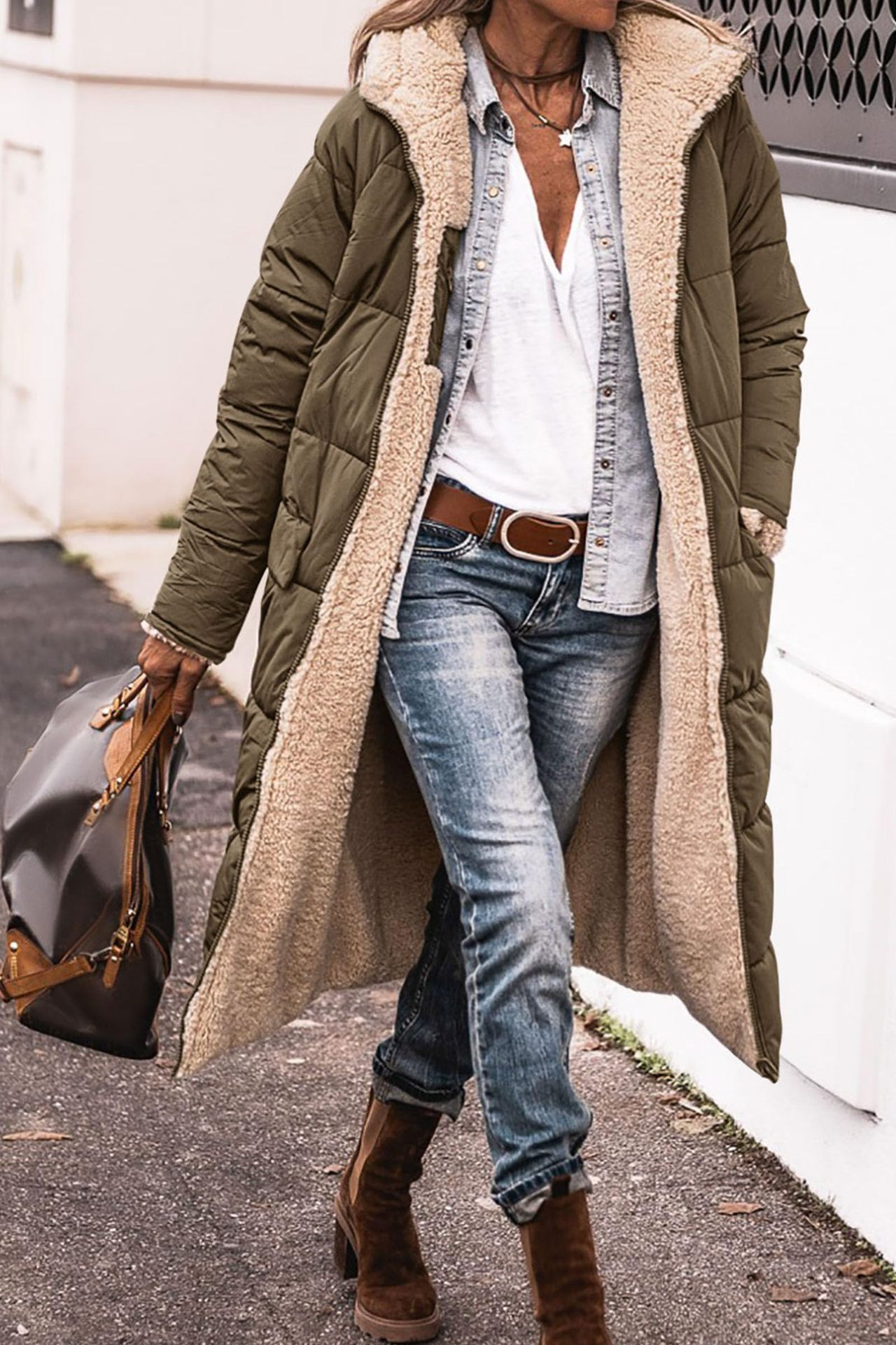 Joanna | Luxe Reversible Sherpa Coat
