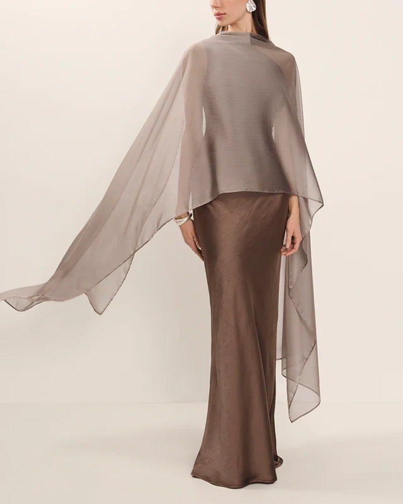 Rafaëlle | Asymmetrical Satin Dress