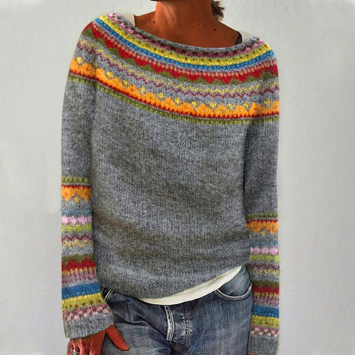 Noah | Cozy Knit Retro Sweater