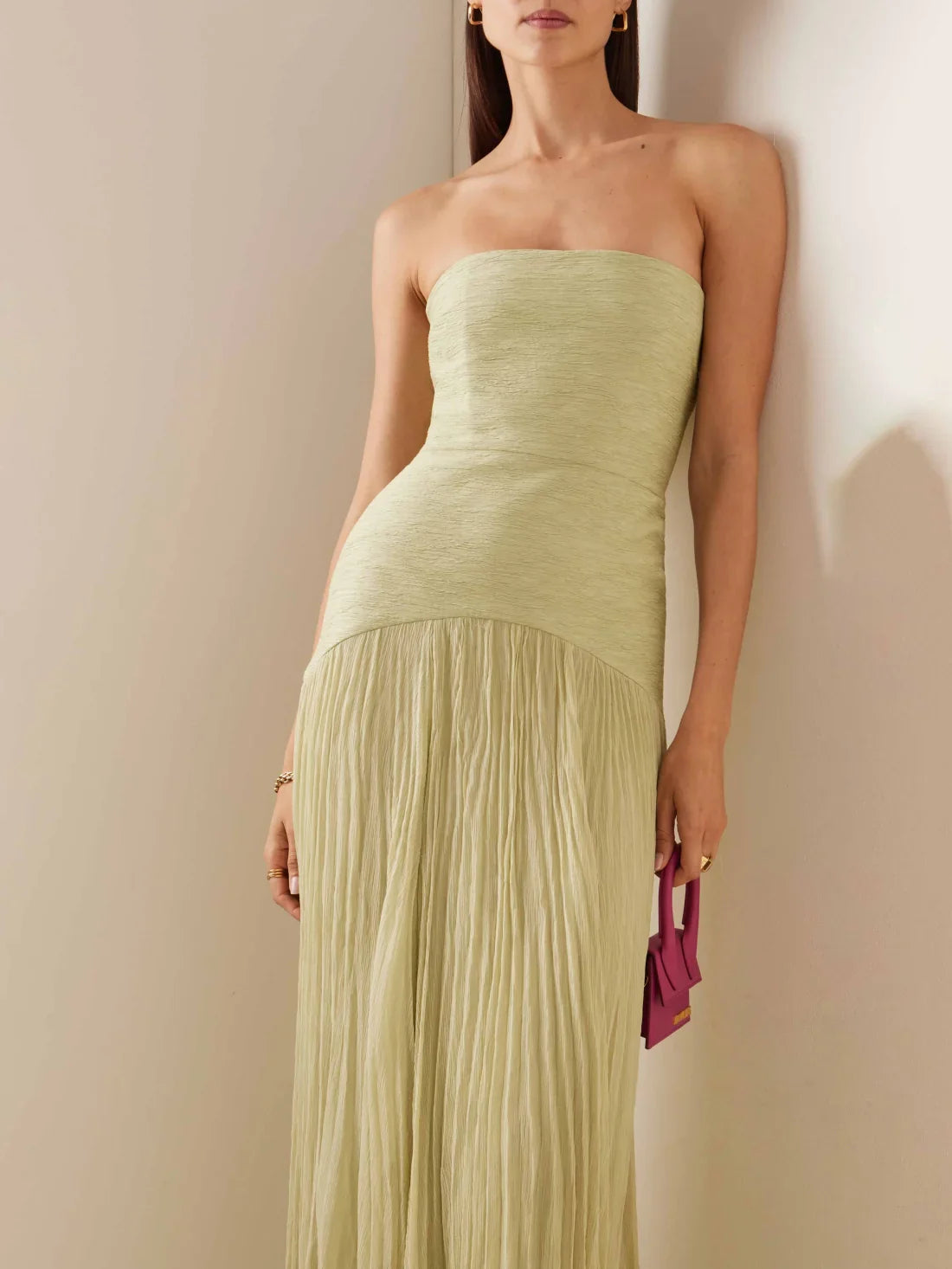 Malia | Draped Dress & Airy Elegance