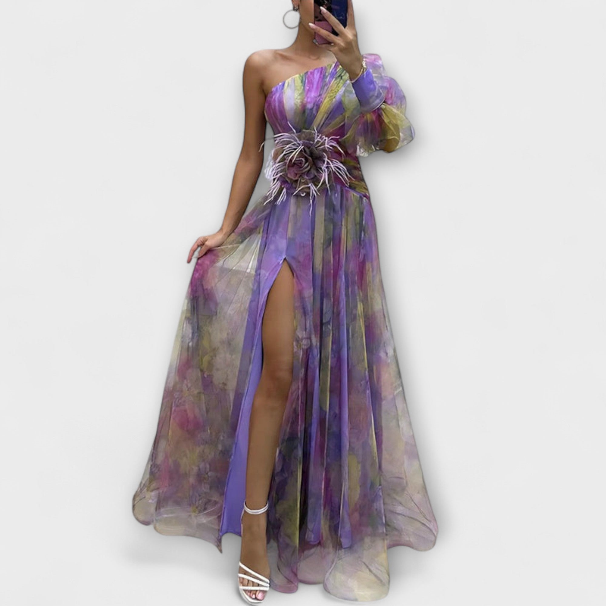 Mandy | Asymmetric Amelie Maxi Dress