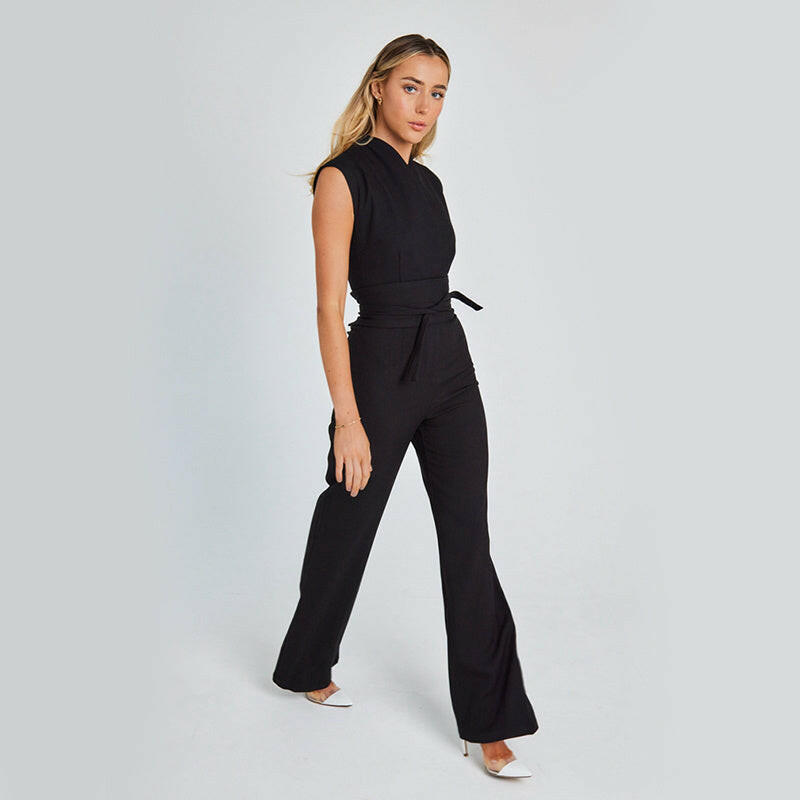 Sofia | Sleeveless Jumpsuit with Wide Legs