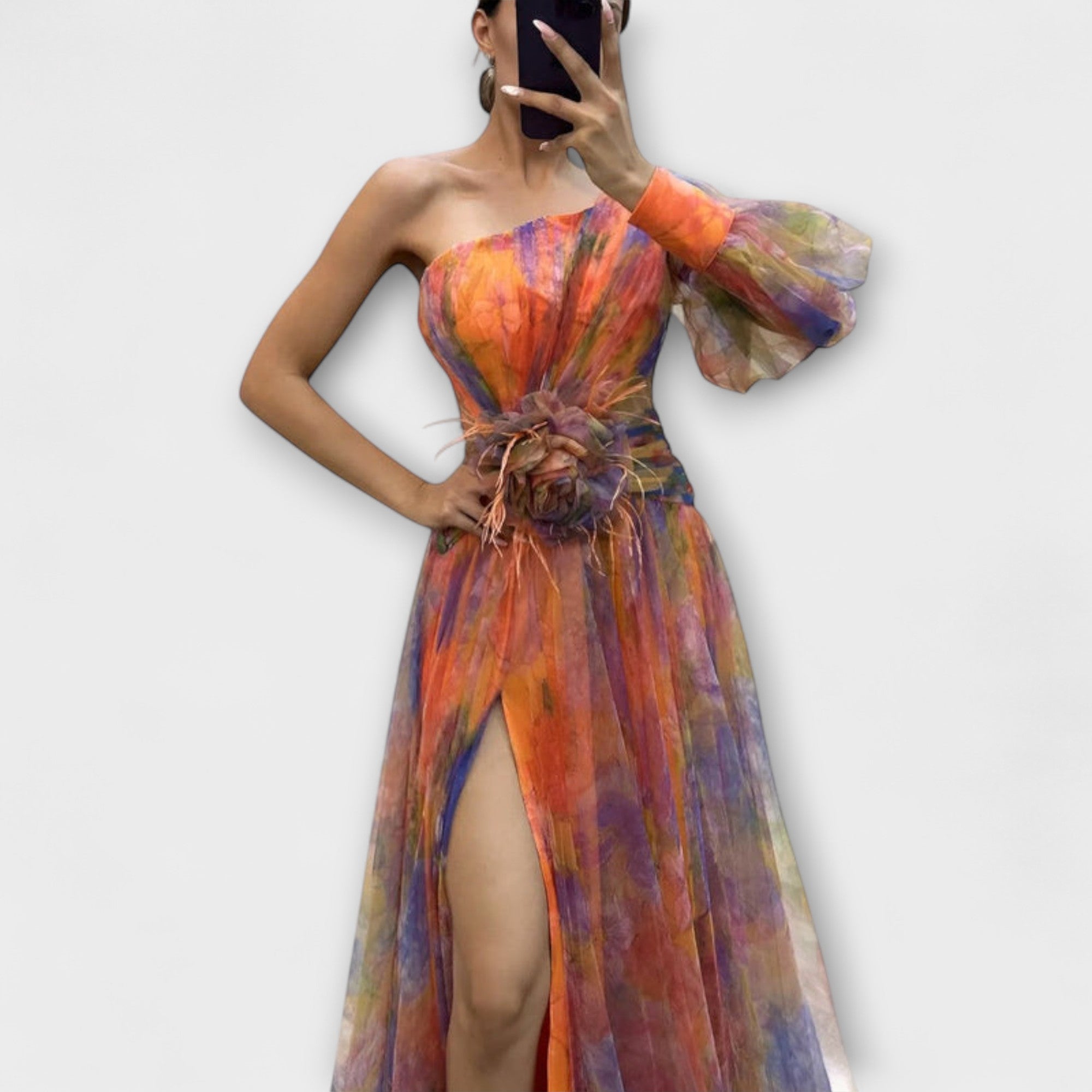 Mandy | Asymmetric Amelie Maxi Dress