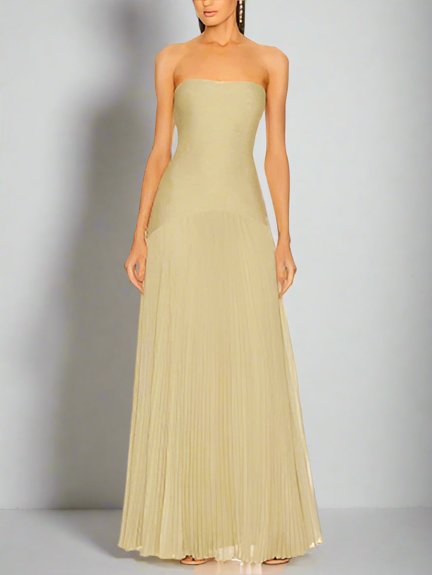 Malia | Draped Dress & Airy Elegance