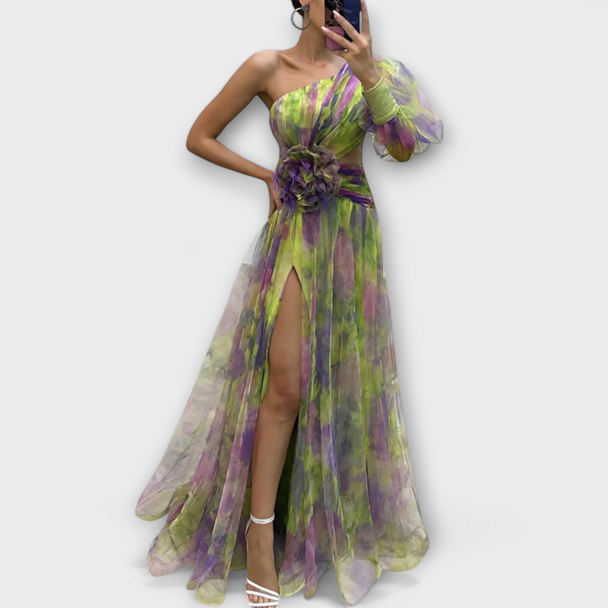 Mandy | Asymmetric Amelie Maxi Dress