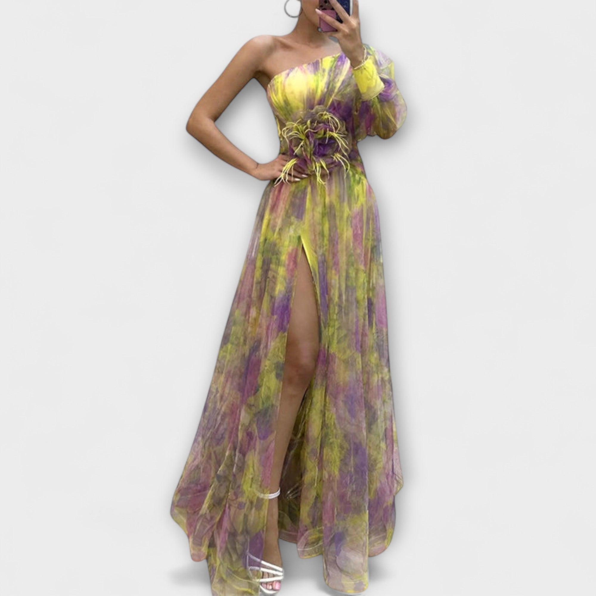 Mandy | Asymmetric Amelie Maxi Dress