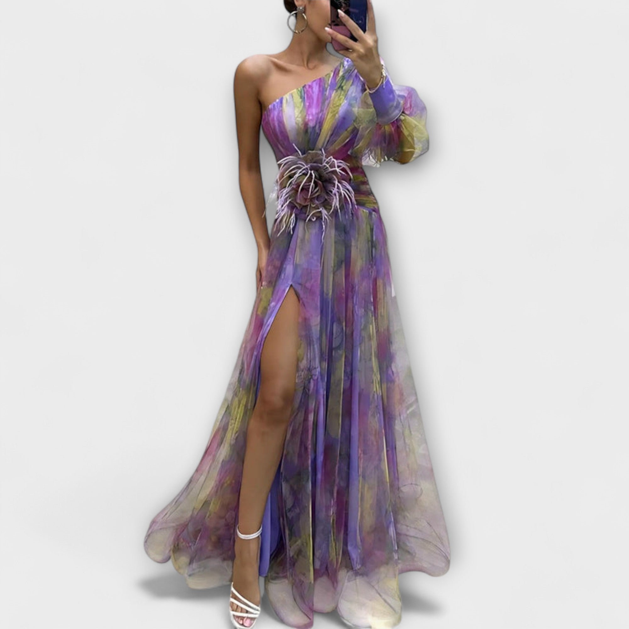 Mandy | Asymmetric Amelie Maxi Dress