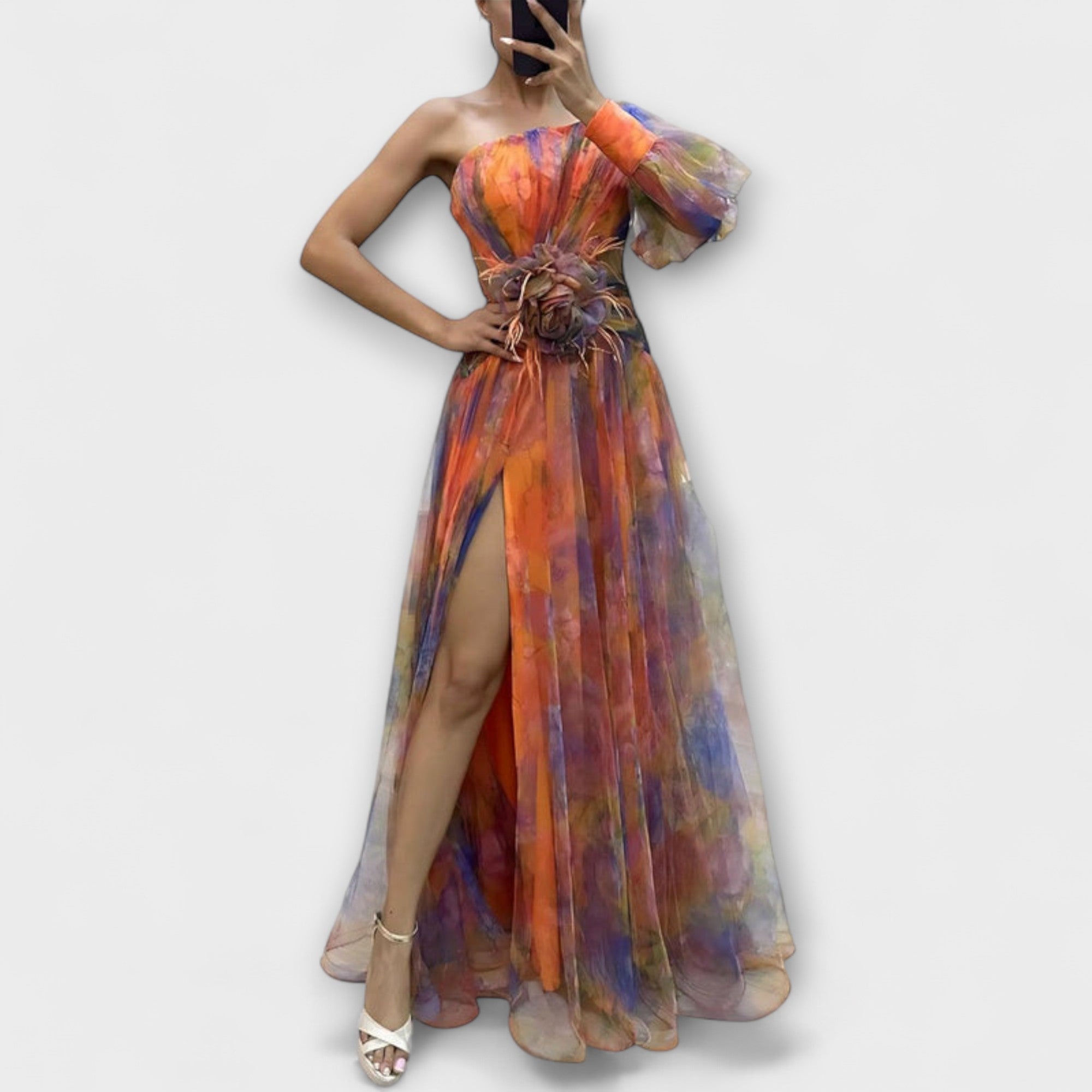 Mandy | Asymmetric Amelie Maxi Dress