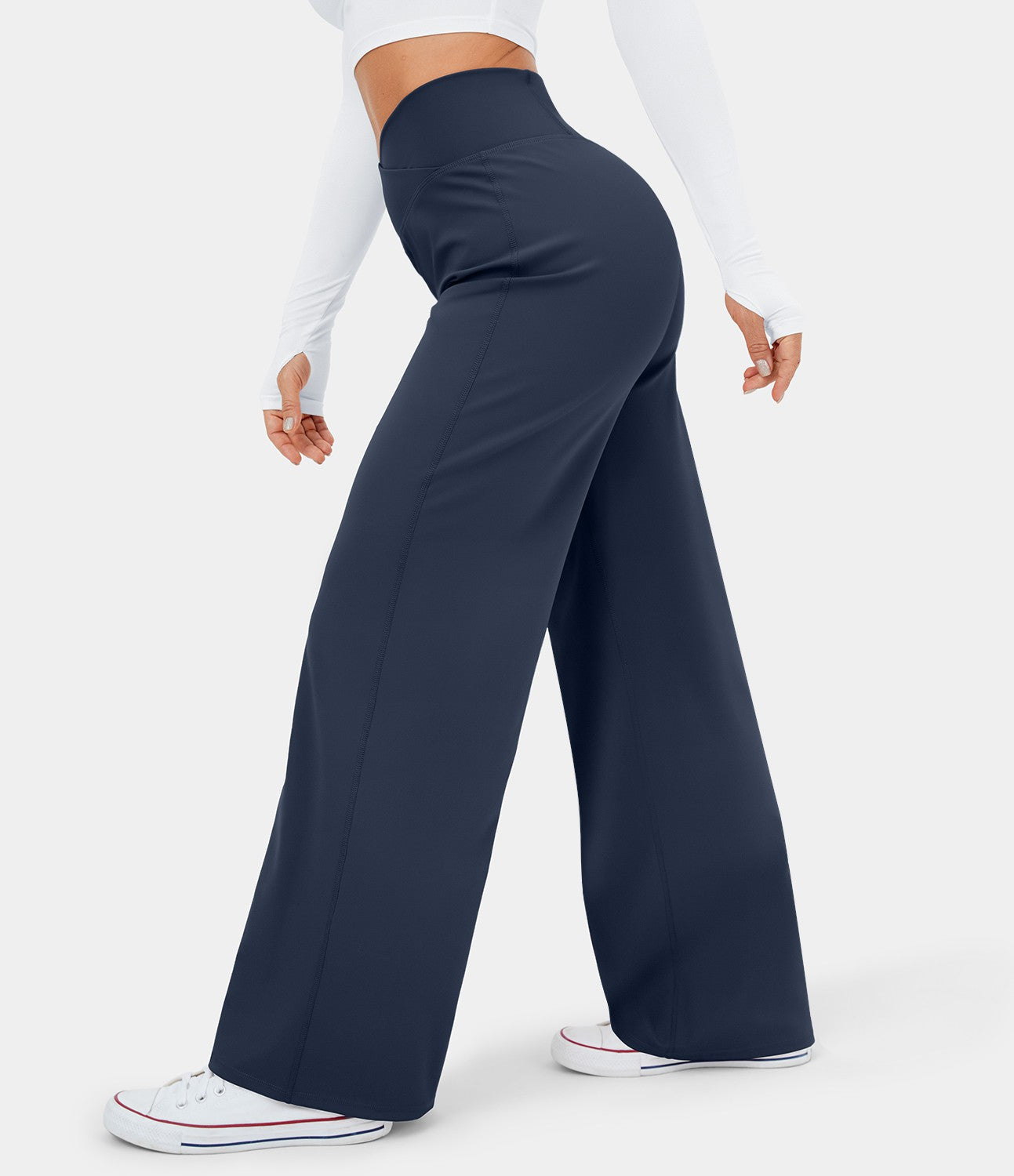 Emily | High-Waisted Flared Leggings