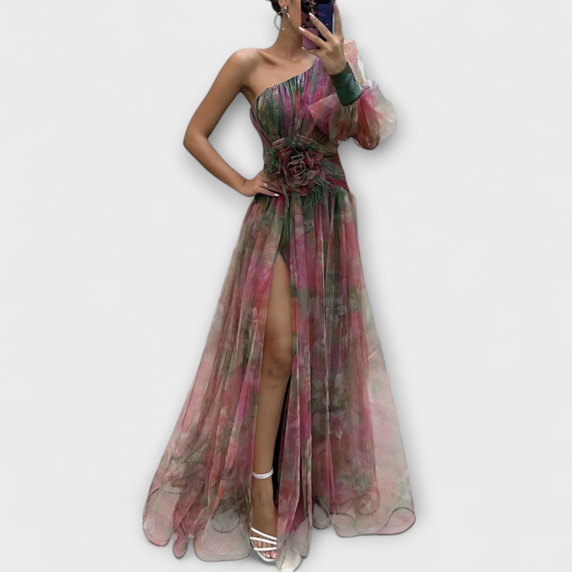 Mandy | Asymmetric Amelie Maxi Dress