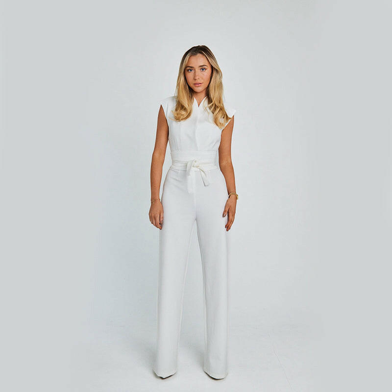 Sofia | Sleeveless Jumpsuit with Wide Legs