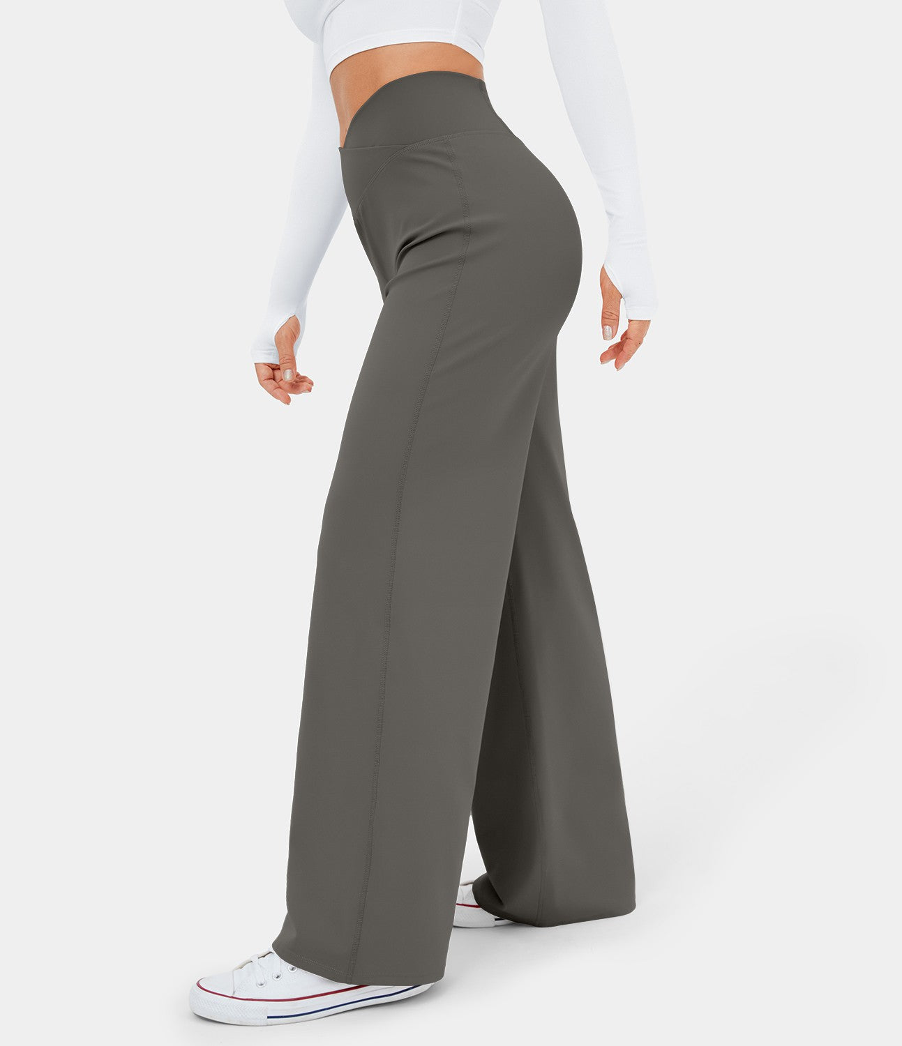 Emily | High-Waisted Flared Leggings