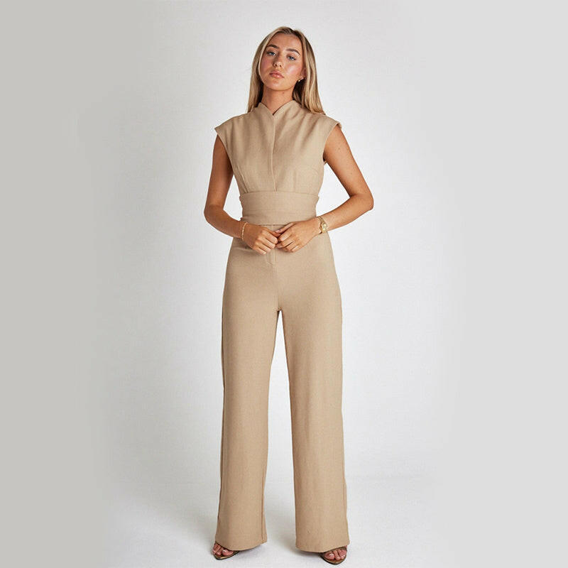 Sofia | Sleeveless Jumpsuit with Wide Legs