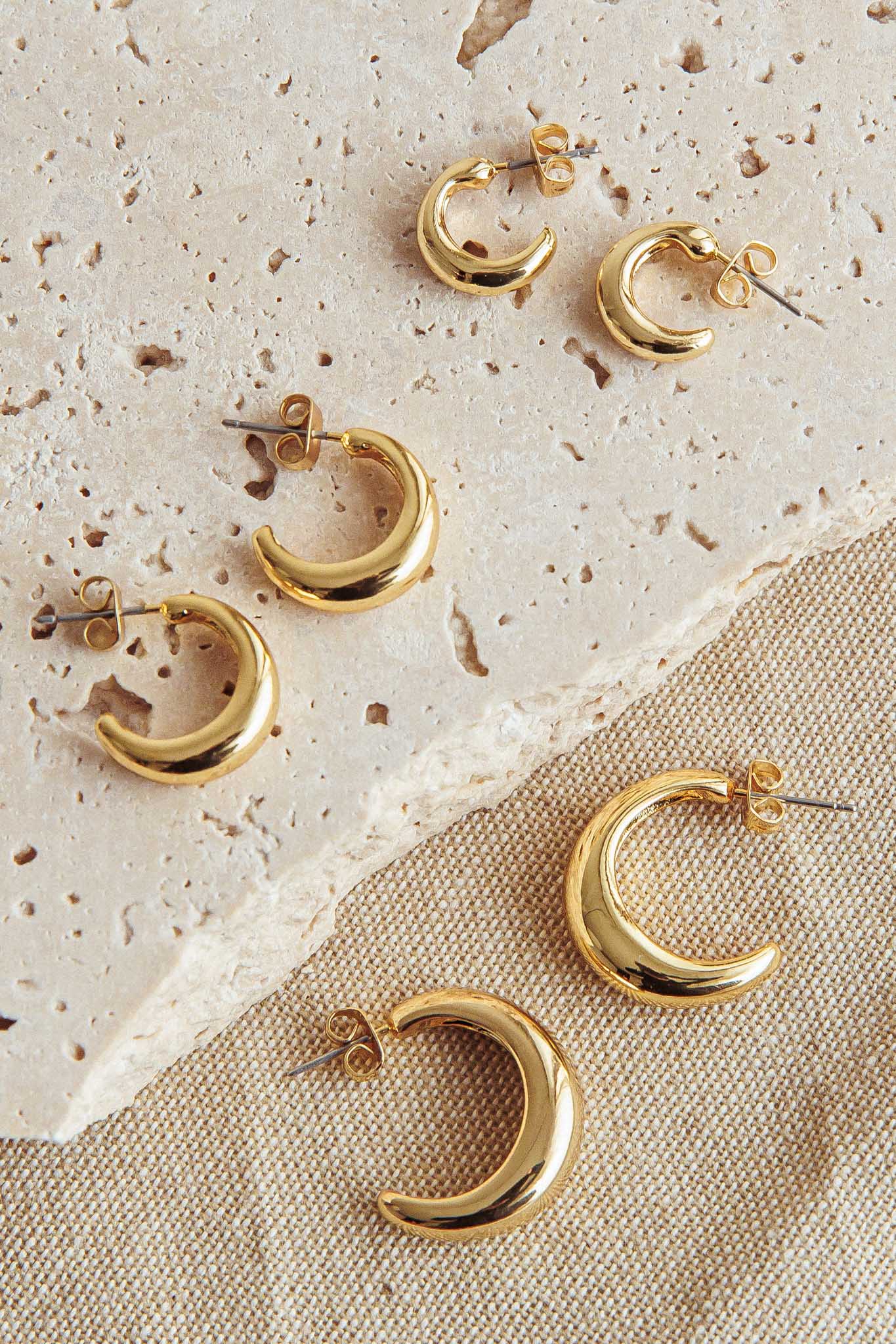 Cece Gold-Plated Earrings Set
