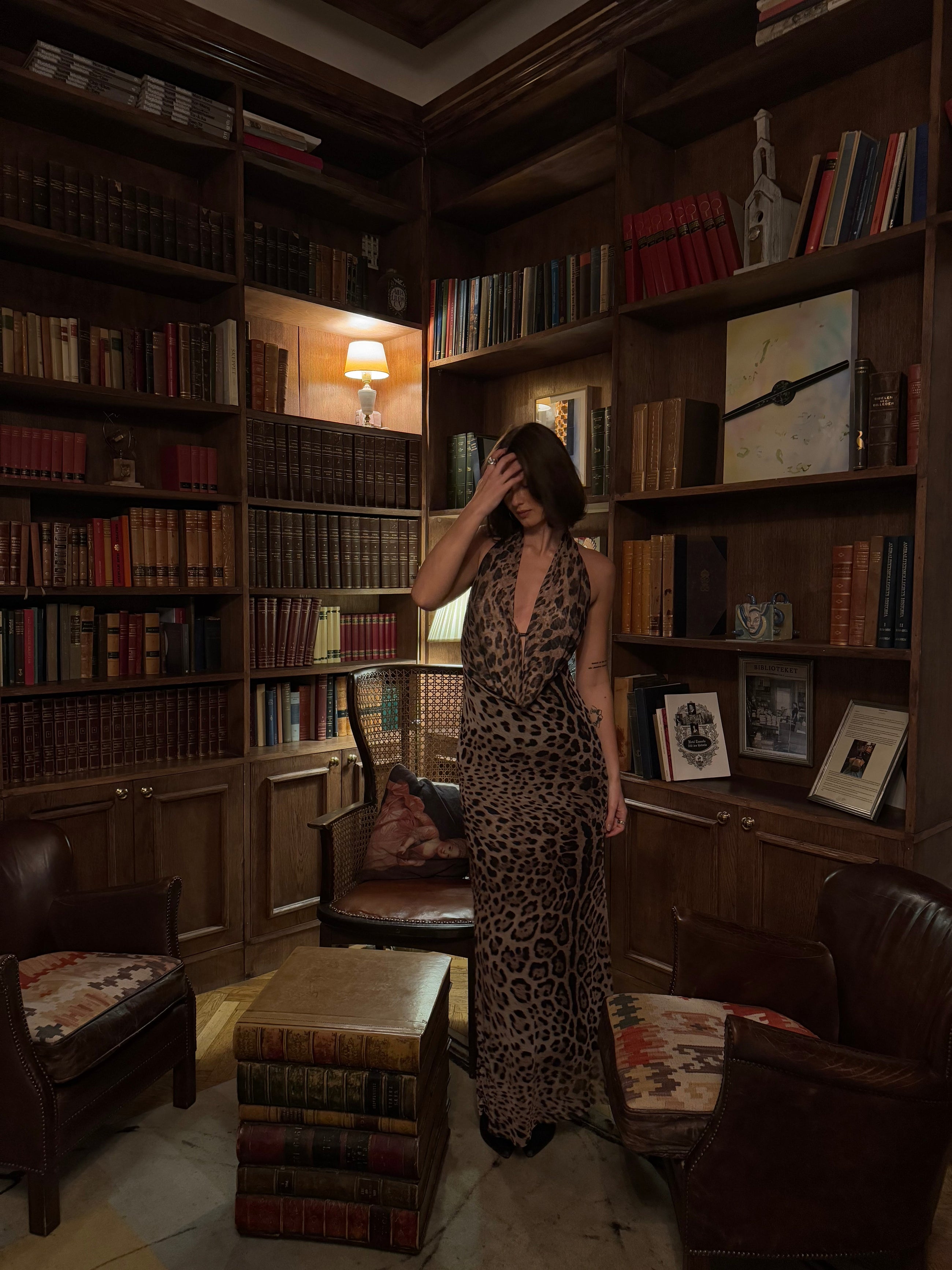 Columbine | Leopard Maxi Dress