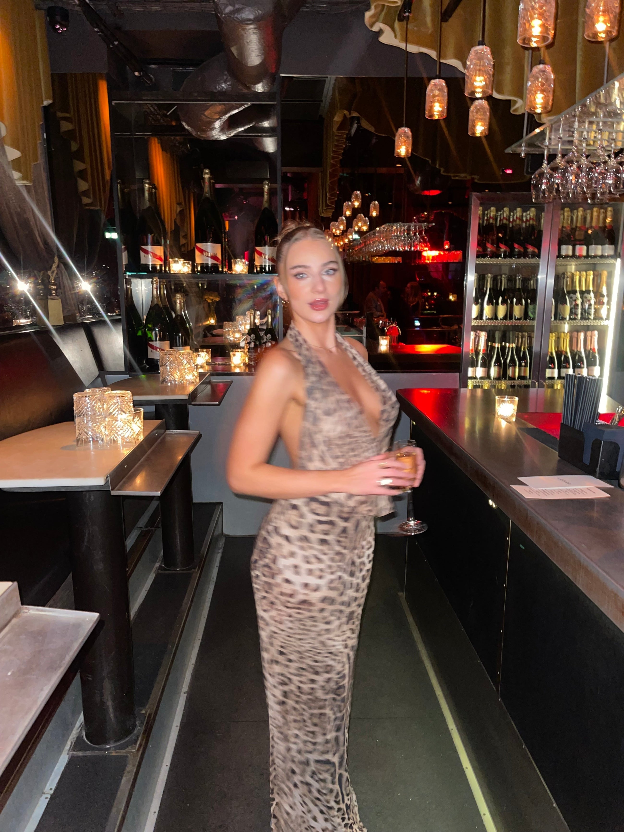 Columbine | Leopard Maxi Dress