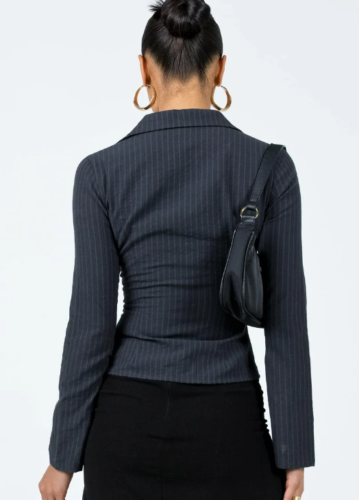 Elina | Elegant Striped Blouse