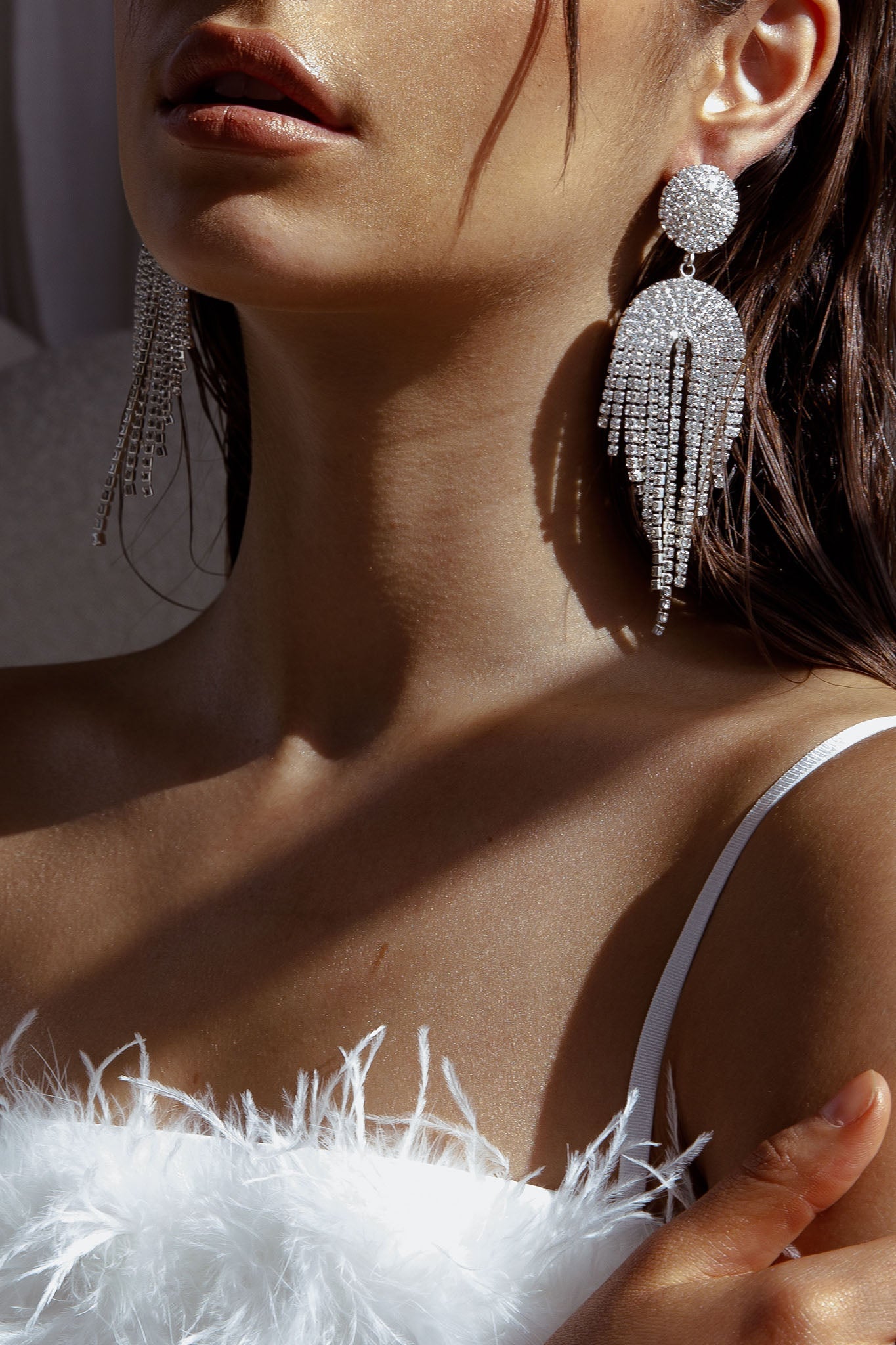 Kiara Cascade Silver Earrings