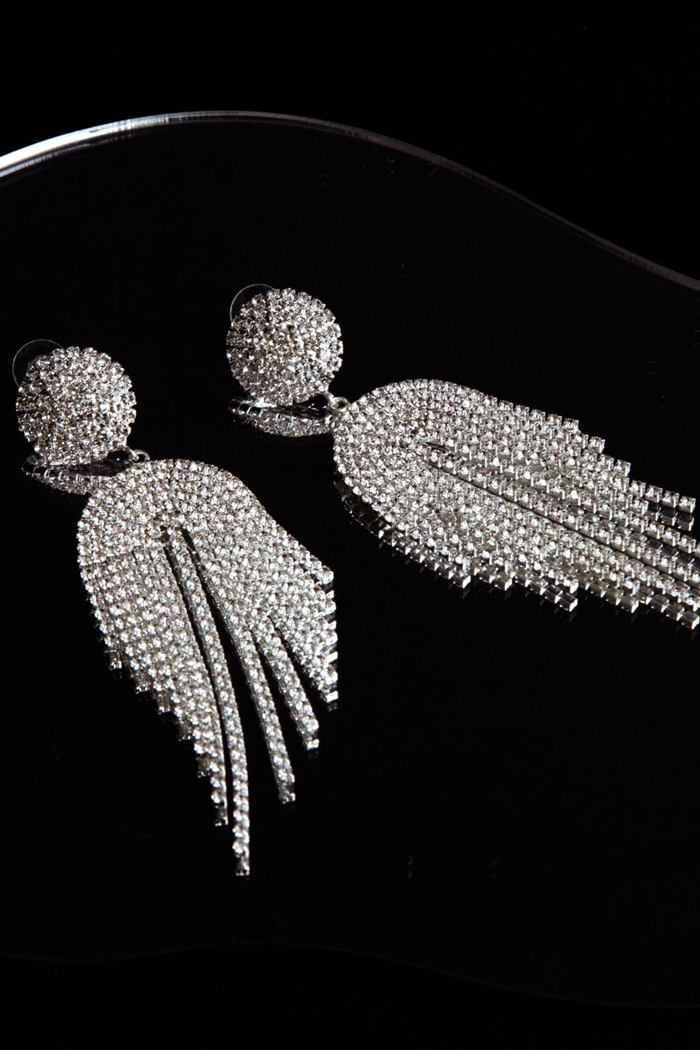 Kiara Cascade Silver Earrings