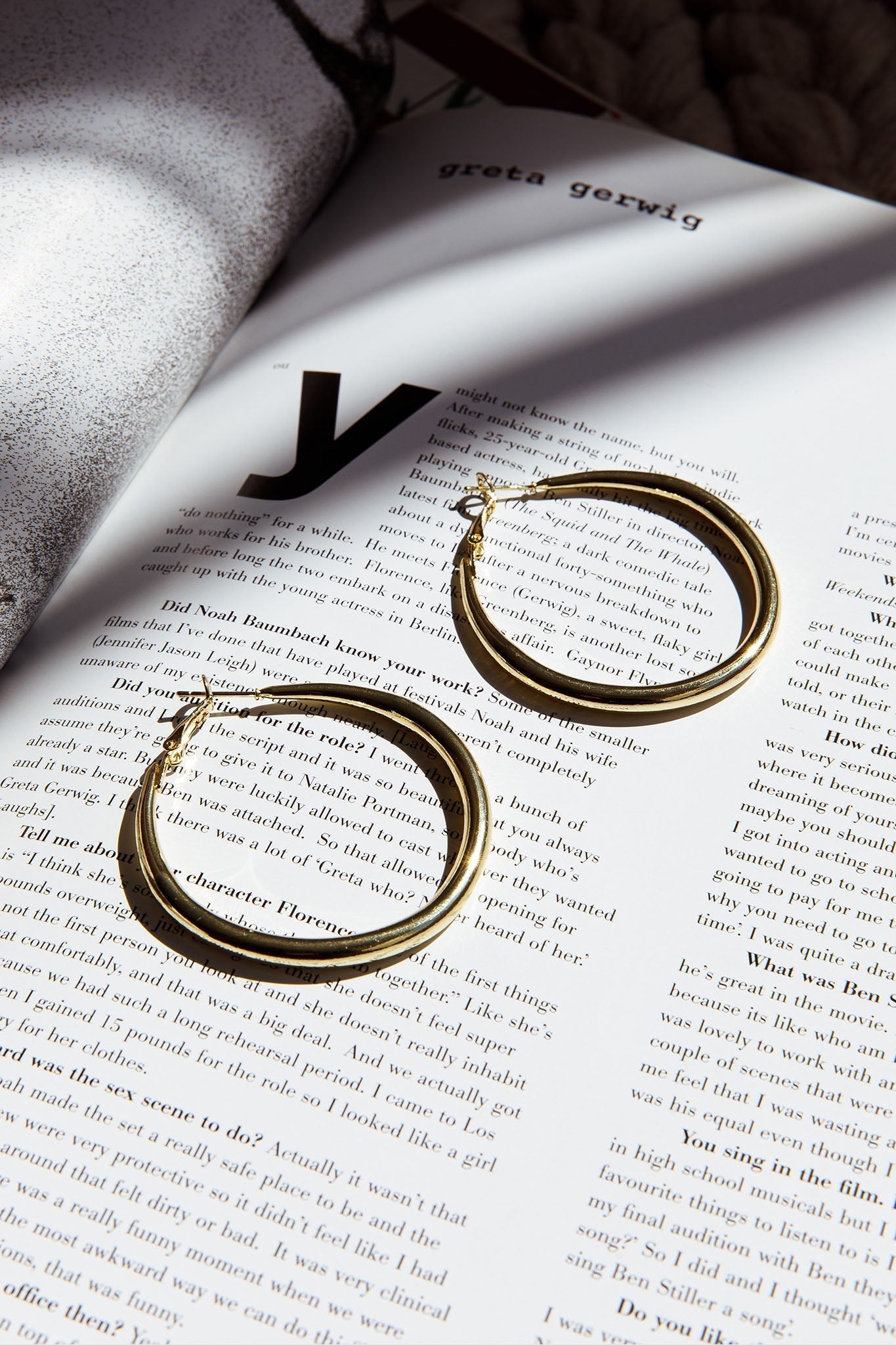 Hailey Large Gold Hoop Earrings