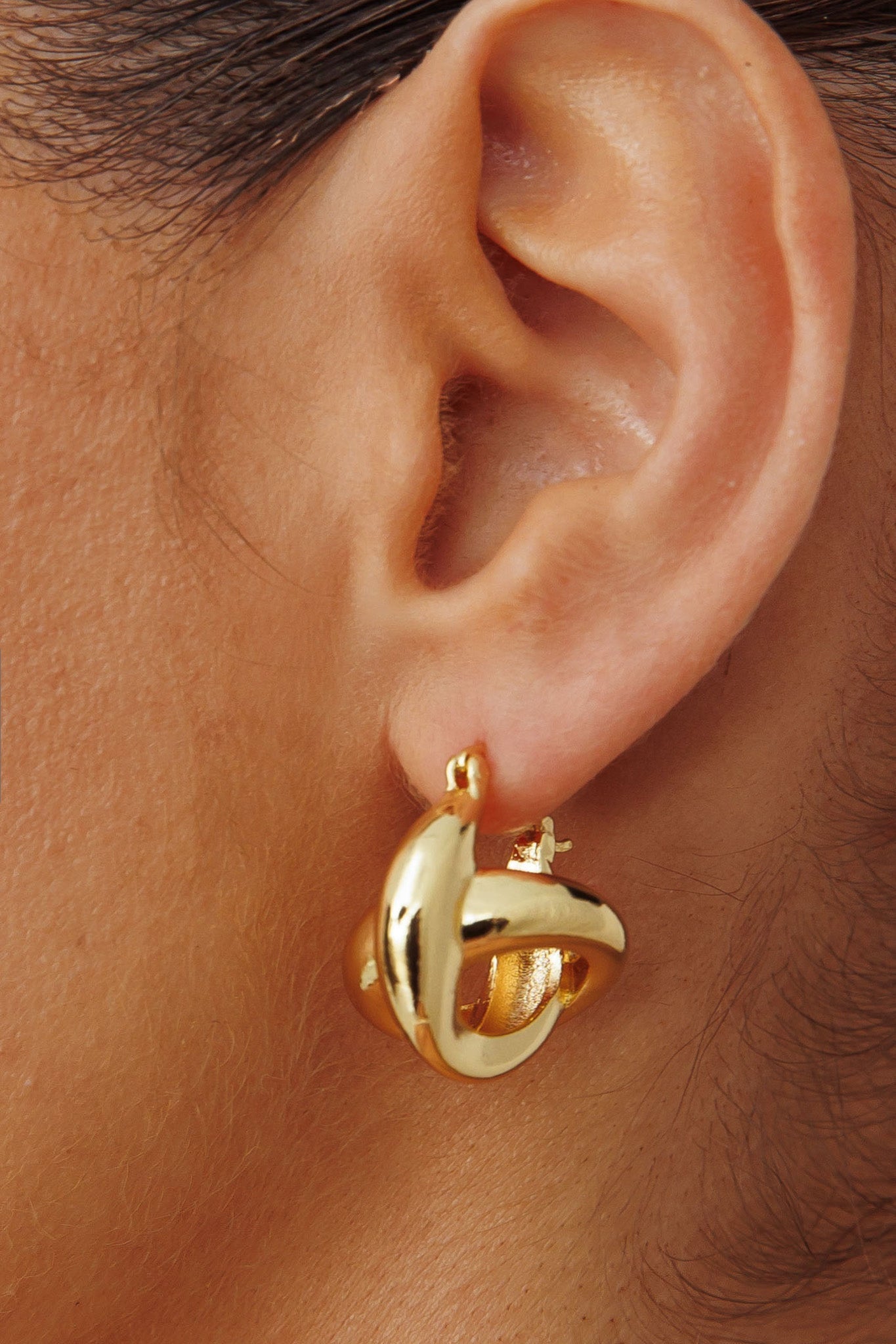 Jetset Gold Hoop Earrings