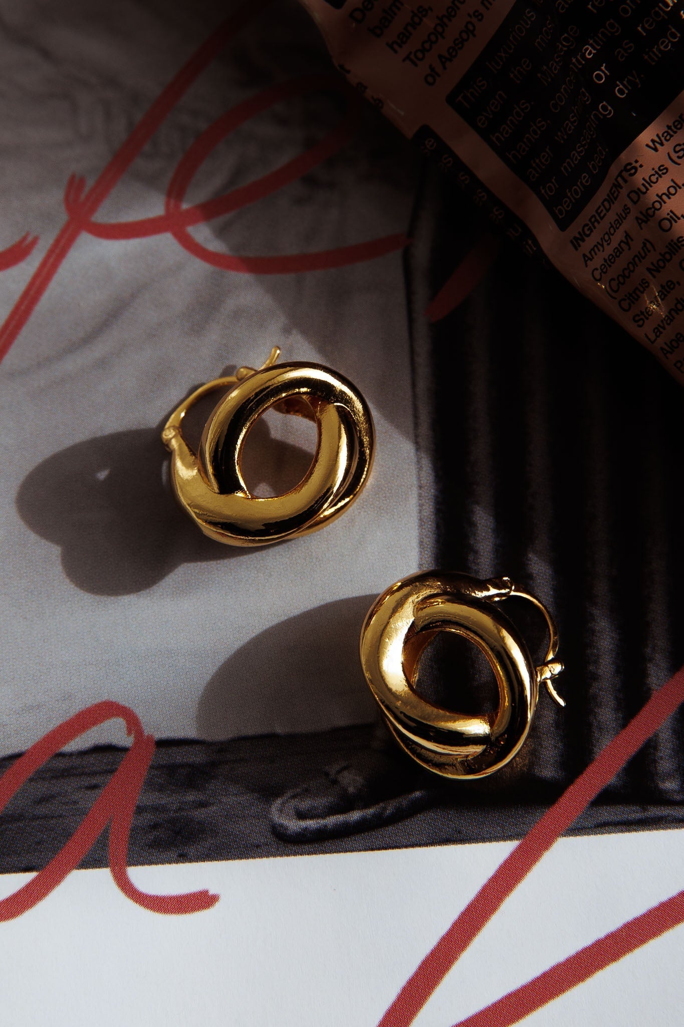 Jetset Gold Hoop Earrings