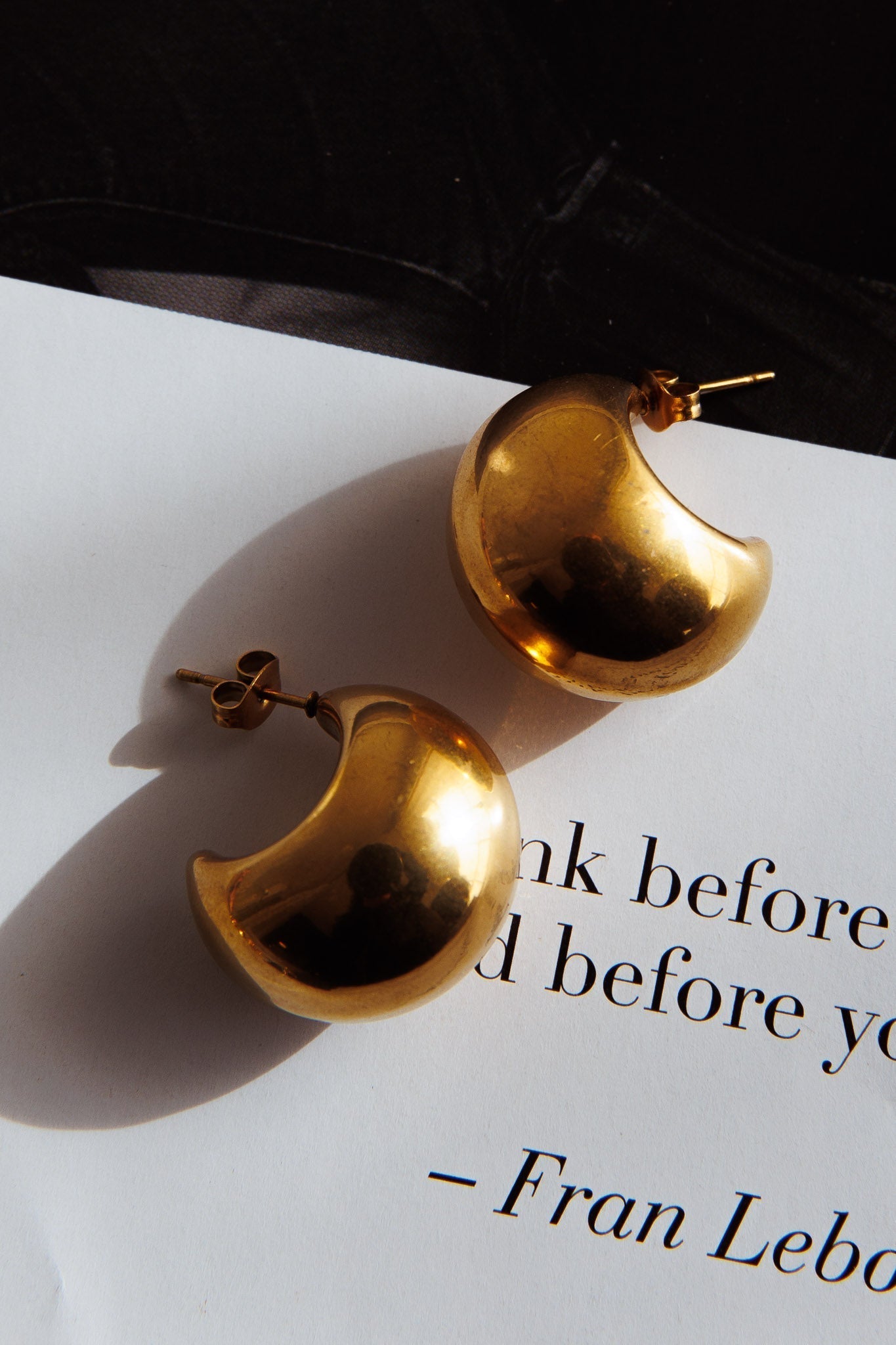 Arabia Gold Hoop Earrings