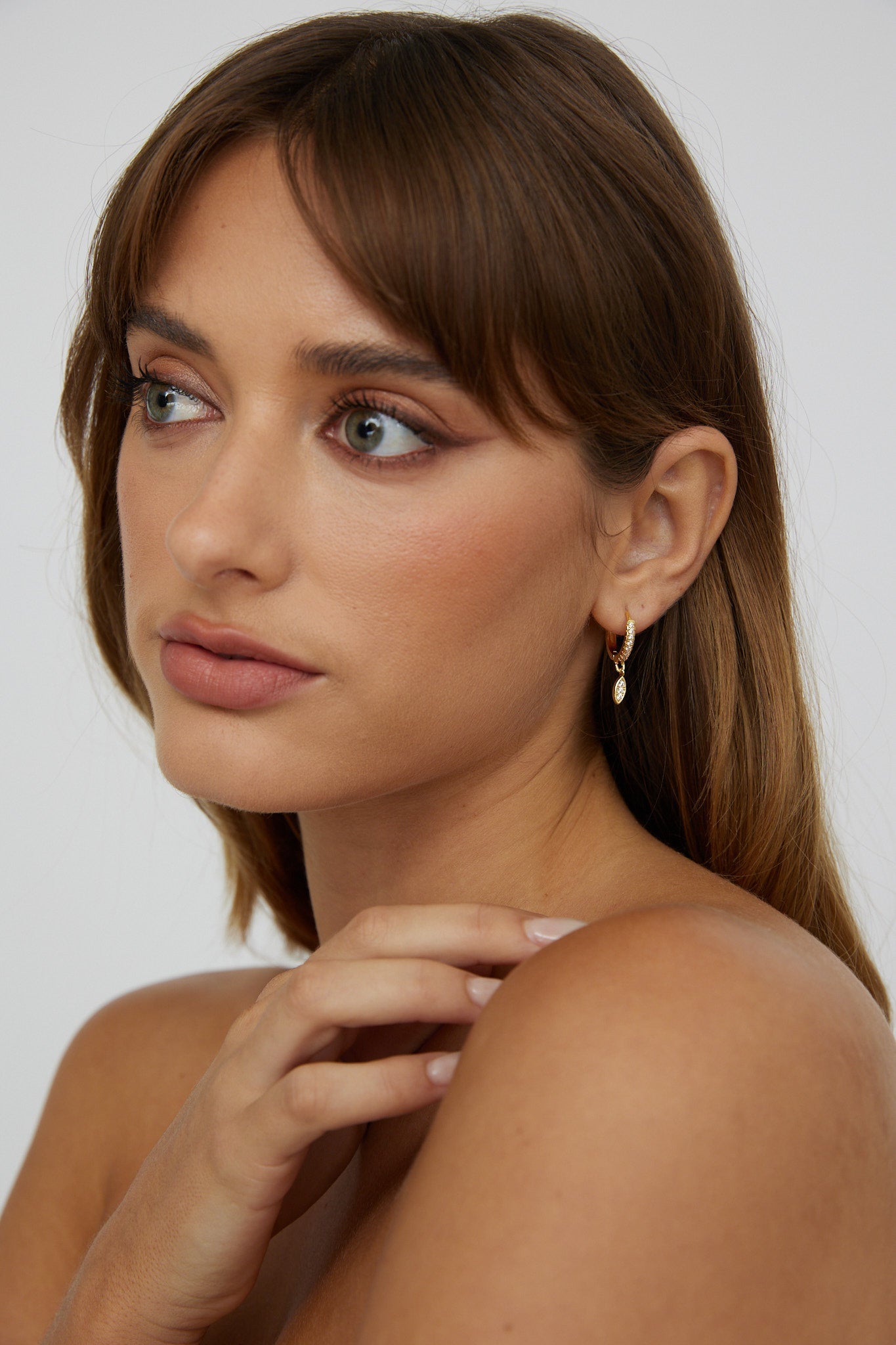 Starbright Gold Dangle Earrings