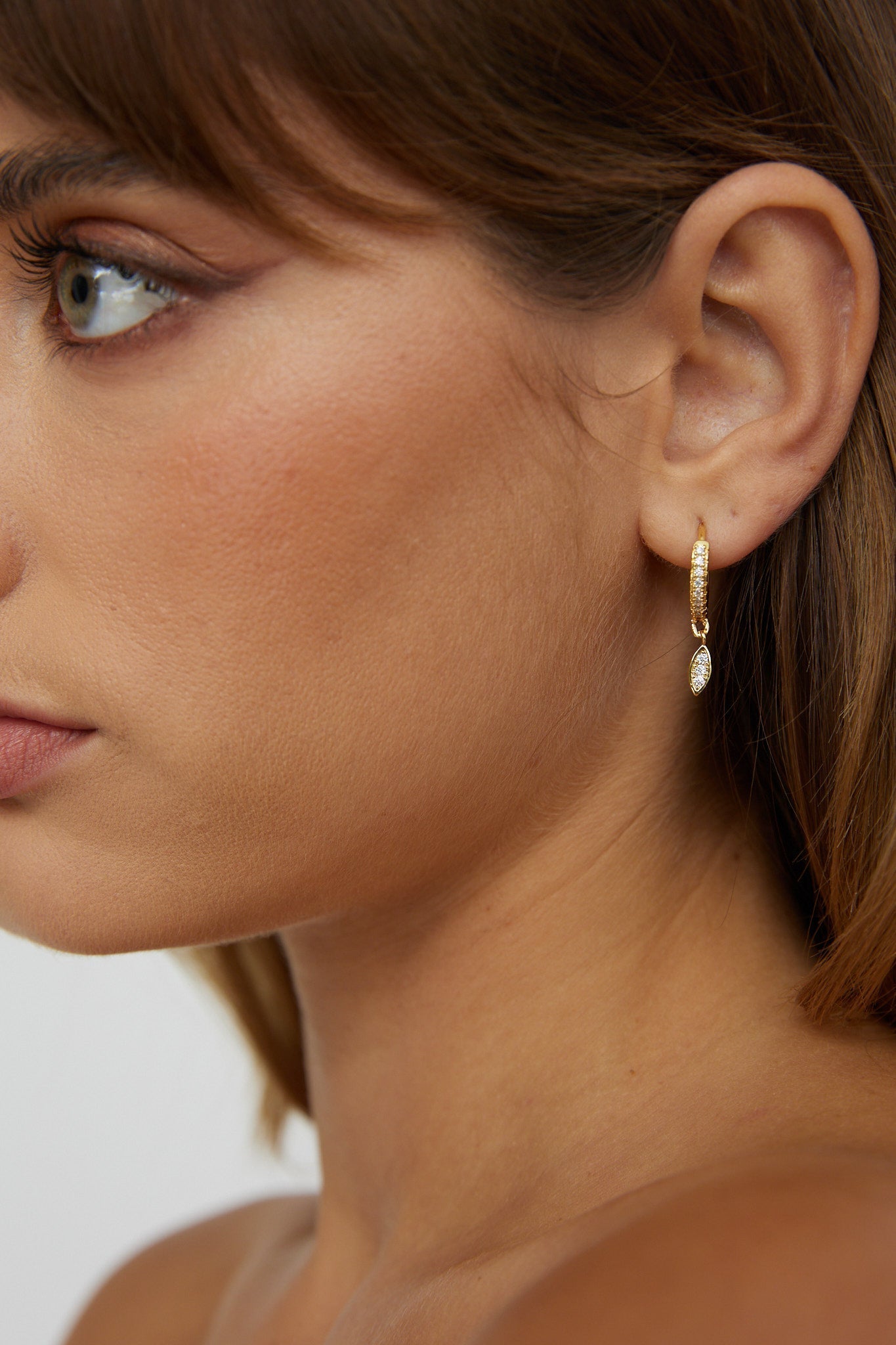 Starbright Gold Dangle Earrings