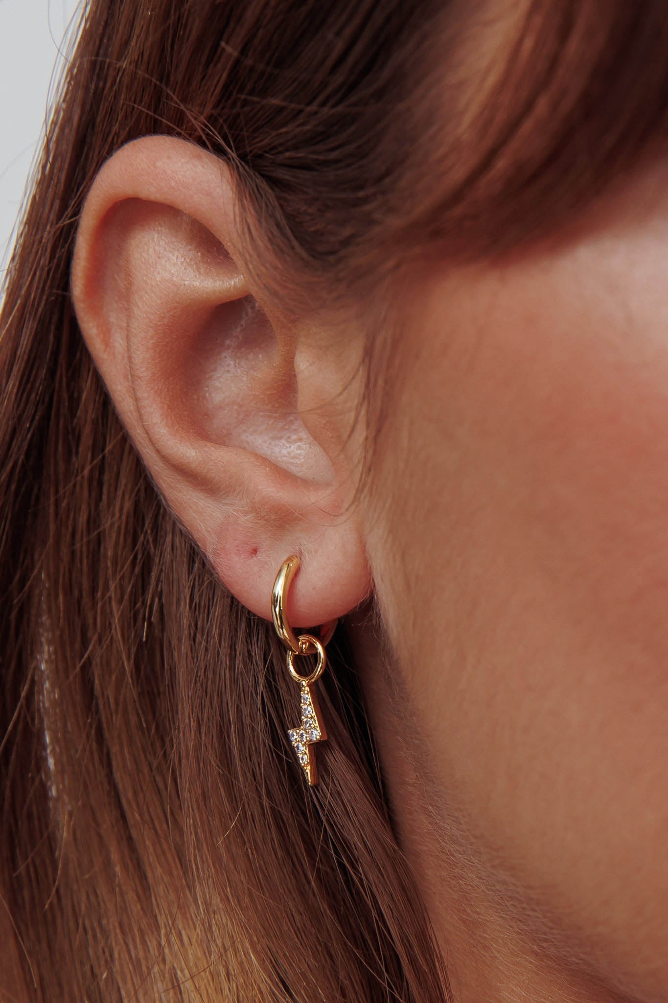 Gold Plated Celestial Zircon Earrings