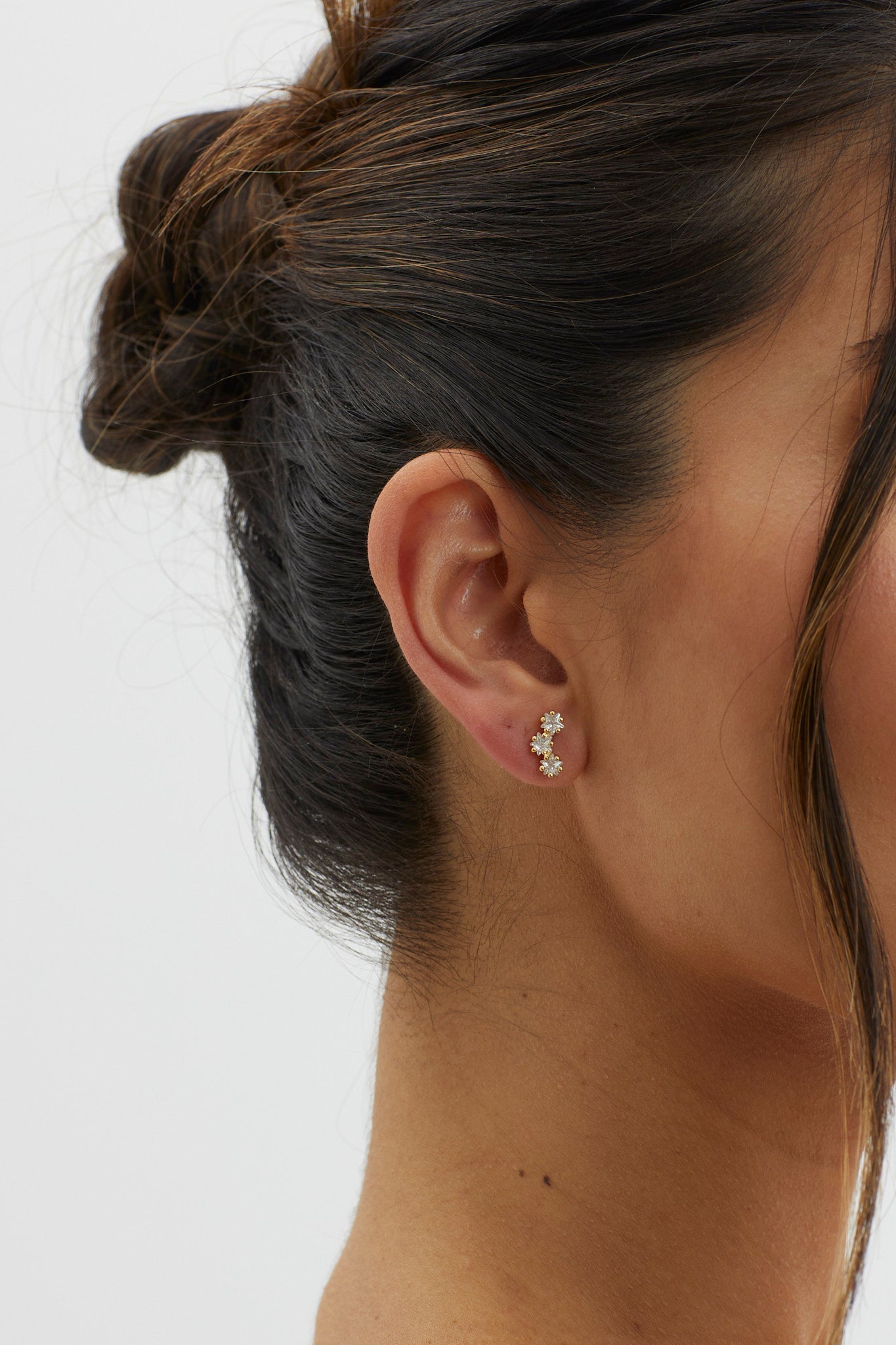 Gold Zodiac Sign Stud Earrings