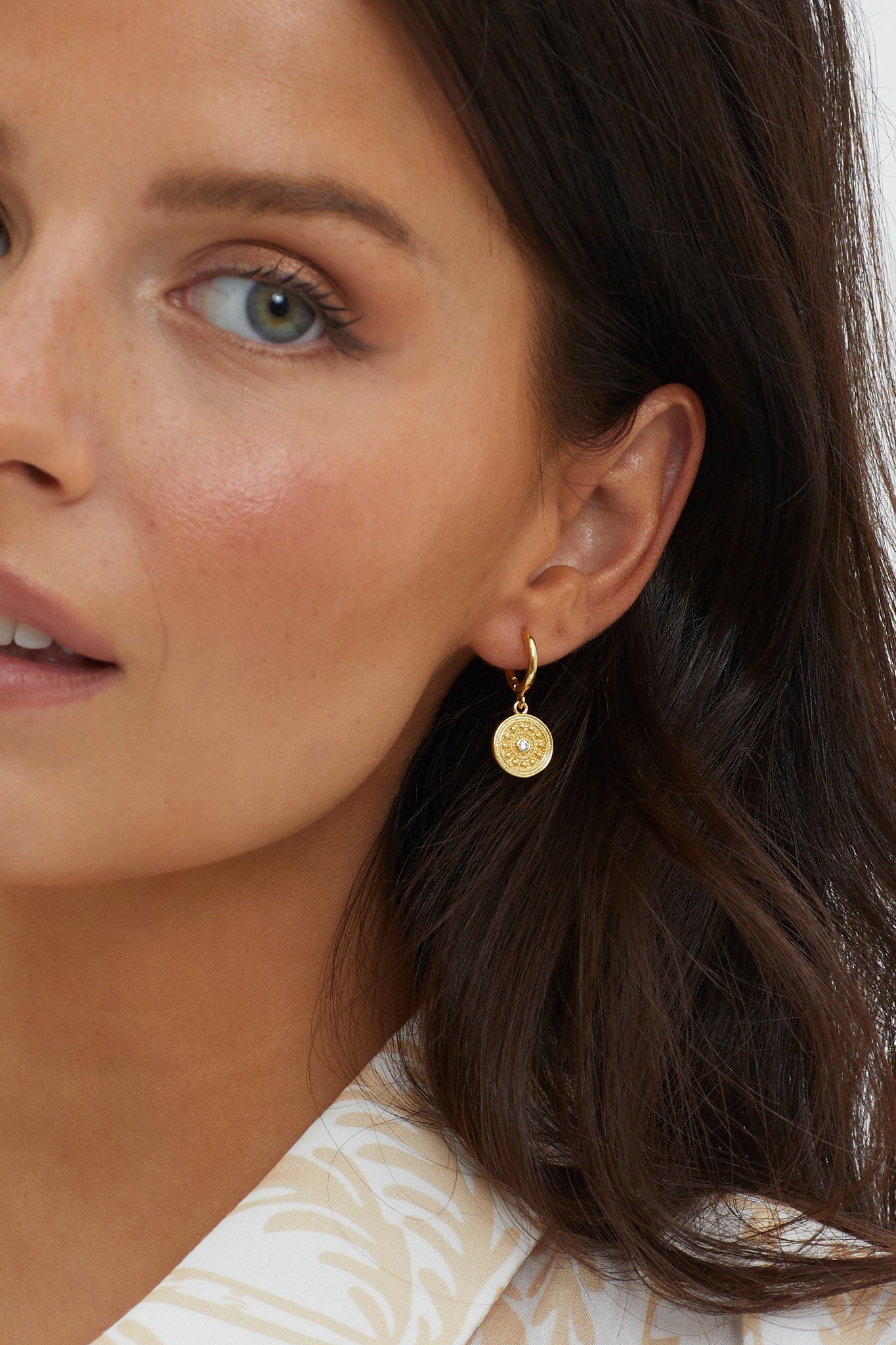 Inca Gold Dangle Earrings