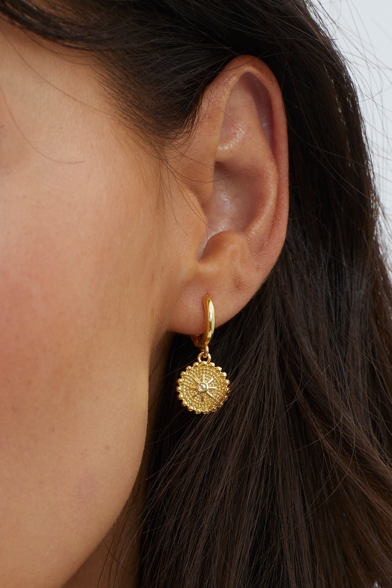 Ezra Gold Dangle Earrings