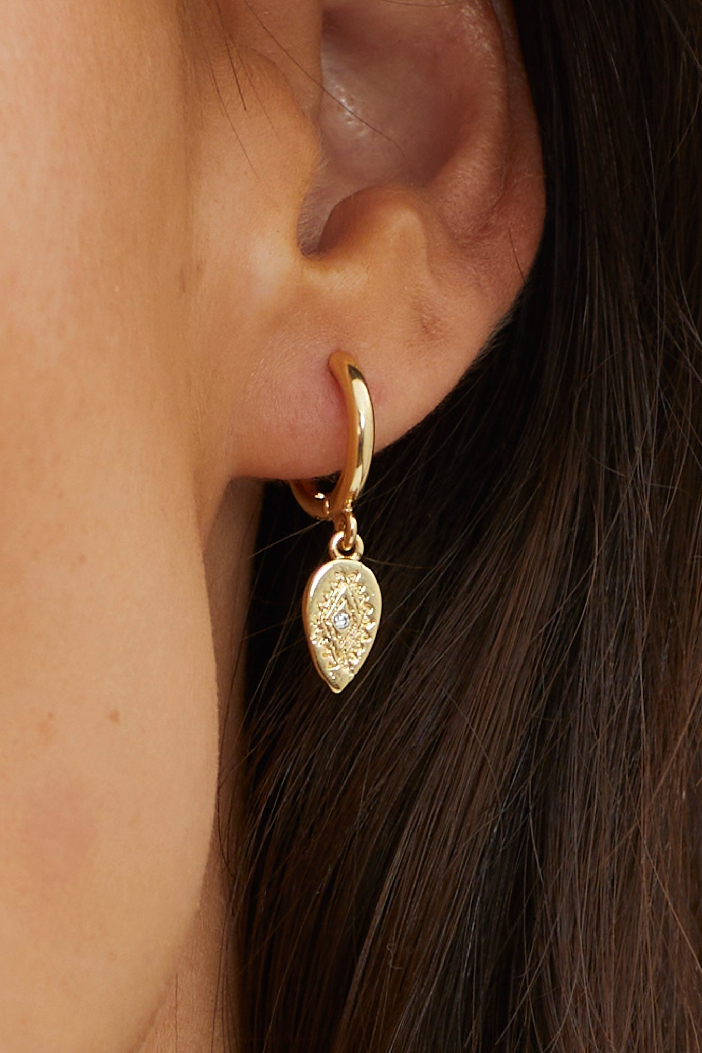 Emmie Gold Drop Dangle Earrings
