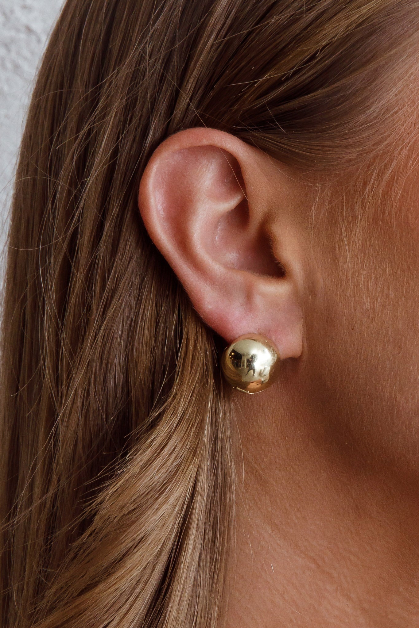Moonstar Gold Ball Earrings