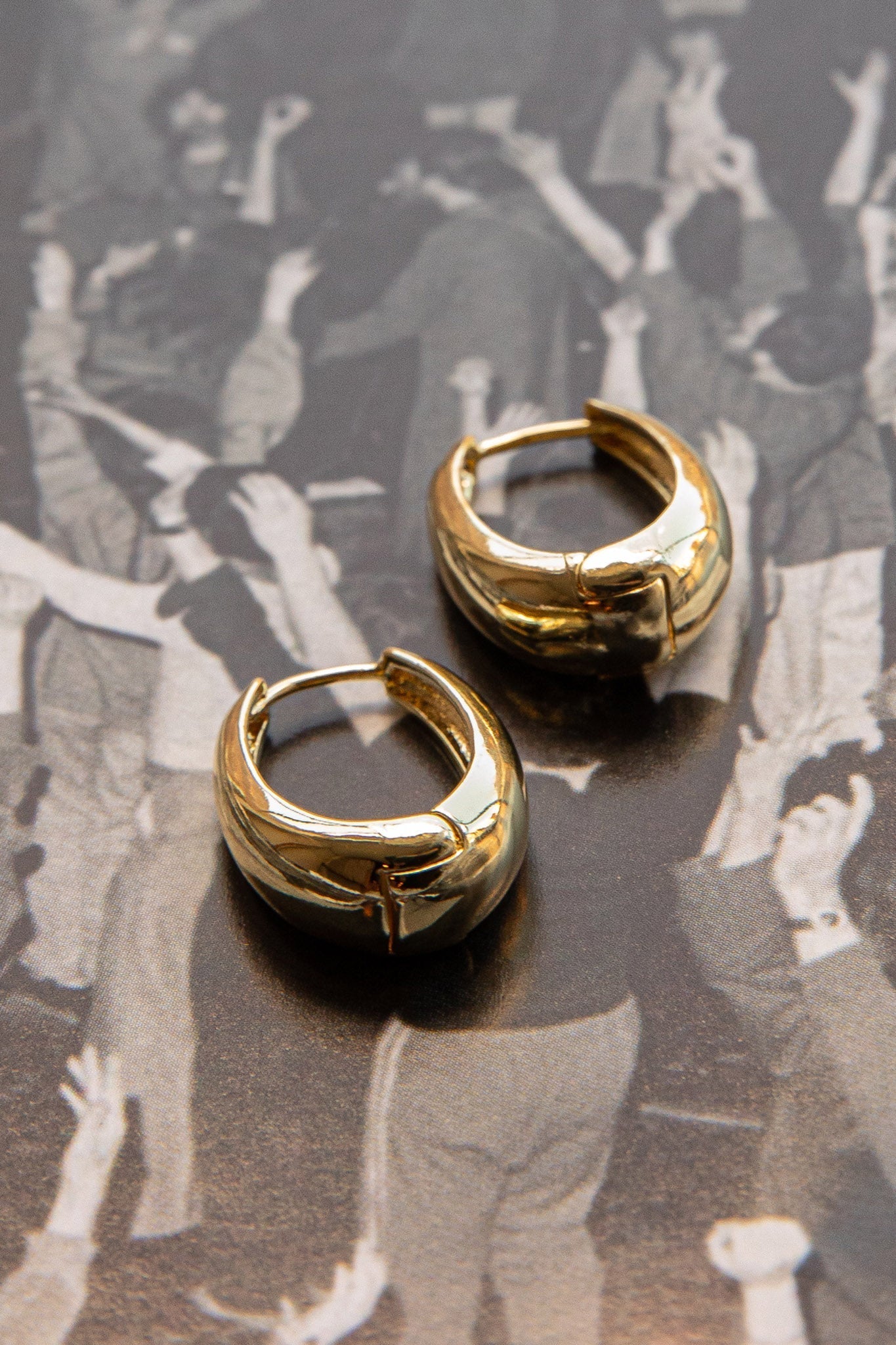 Helena Gold Hoop Earrings