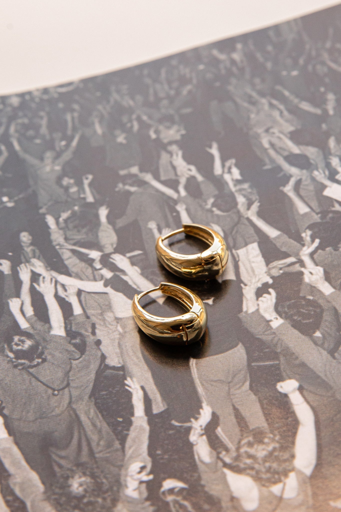 Helena Gold Hoop Earrings