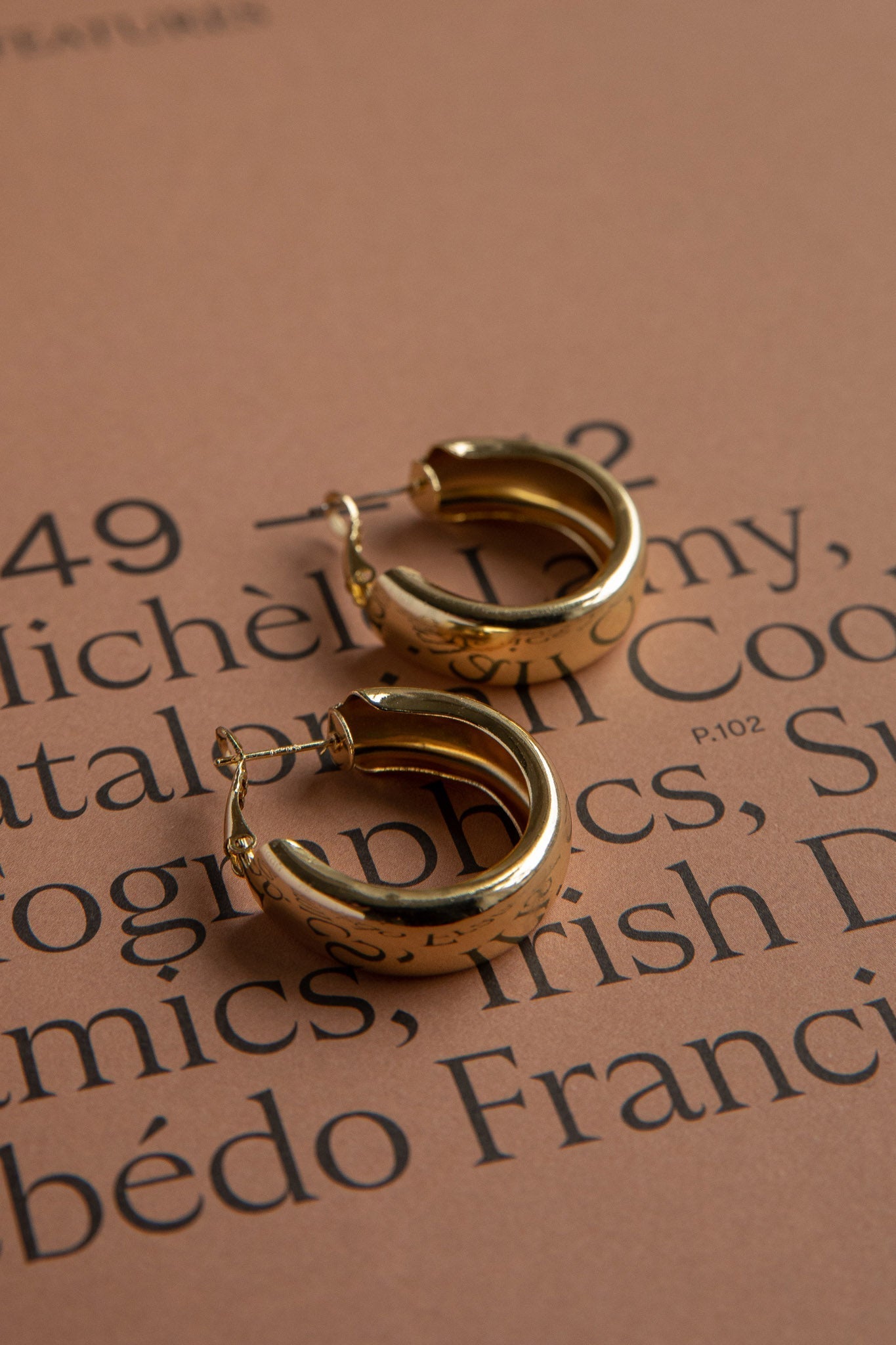 Osiris Gold Hoop Earrings