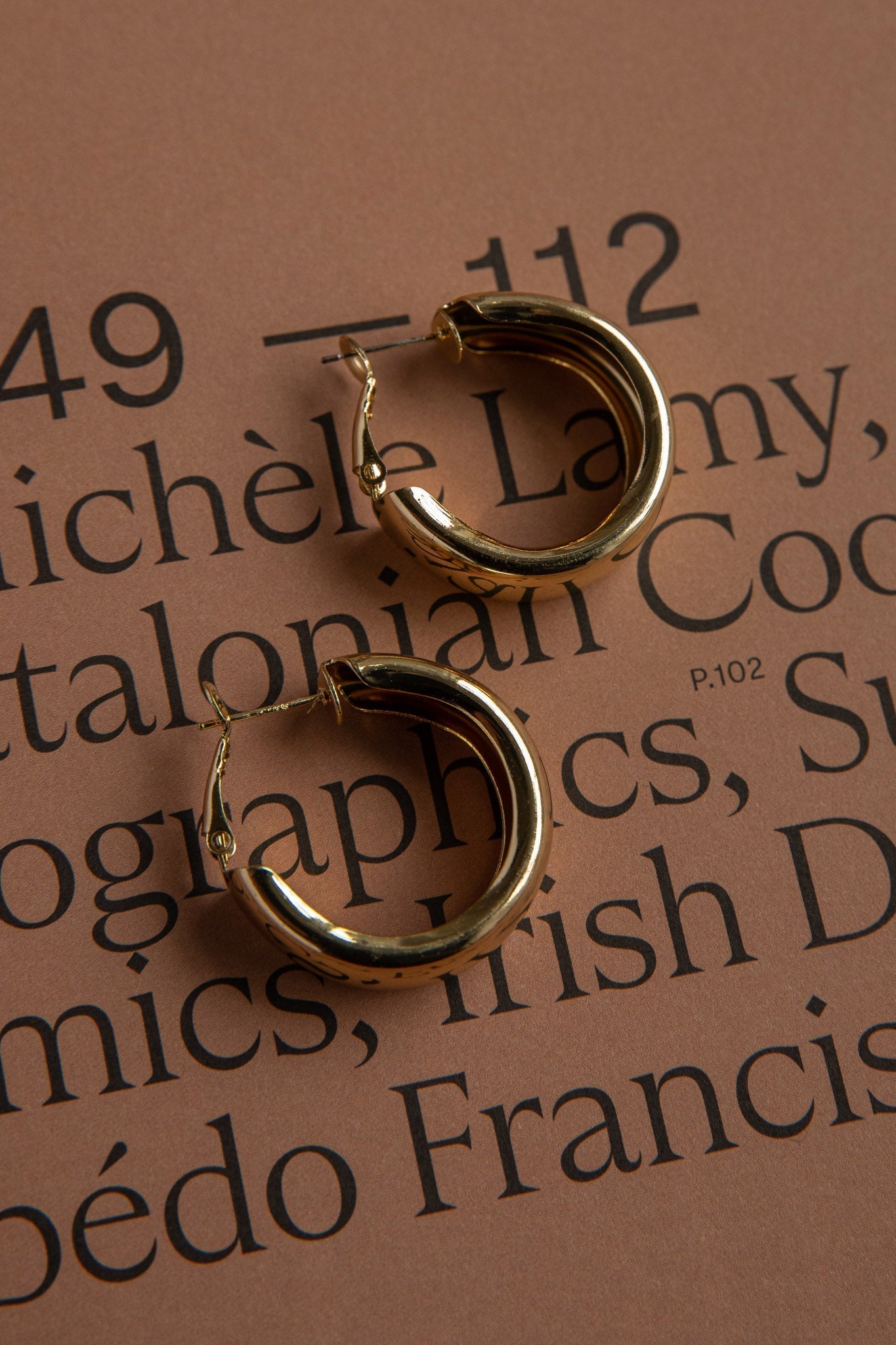 Osiris Gold Hoop Earrings