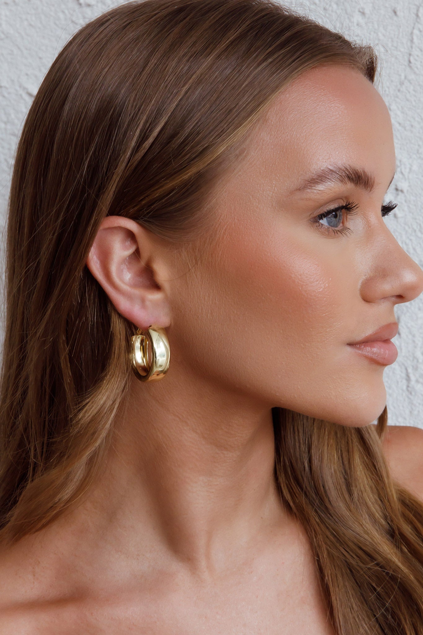 Osiris Gold Hoop Earrings