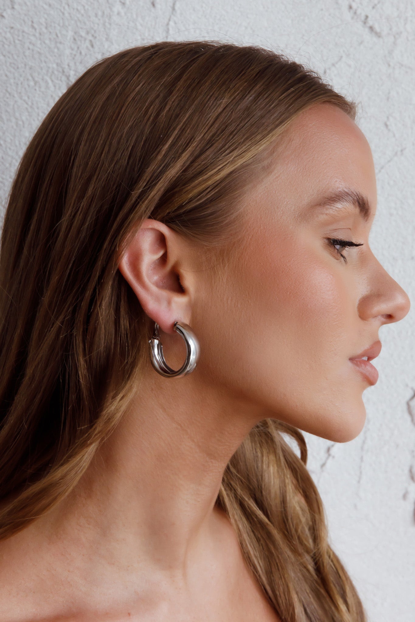 Osiris Silver Hoop Earrings
