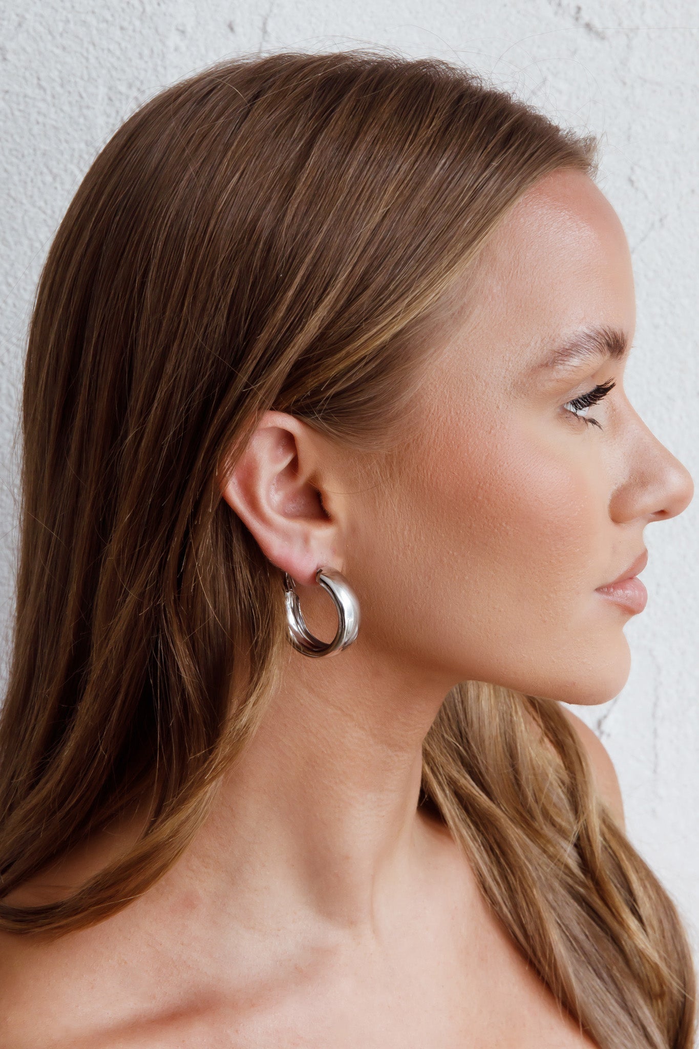Osiris Silver Hoop Earrings