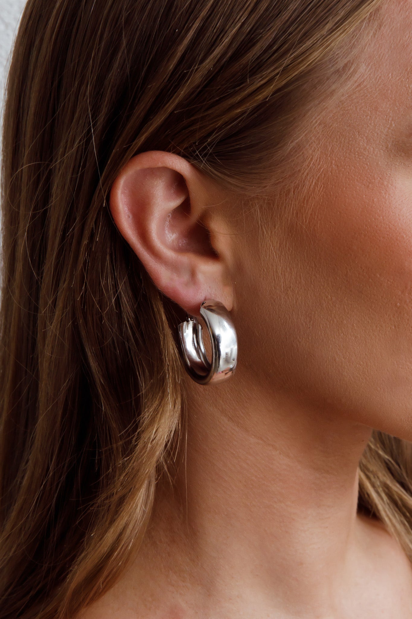 Osiris Silver Hoop Earrings