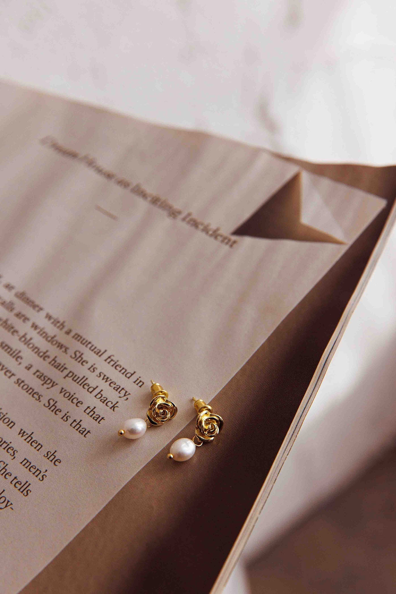 Garden Flower Pearl Earrings