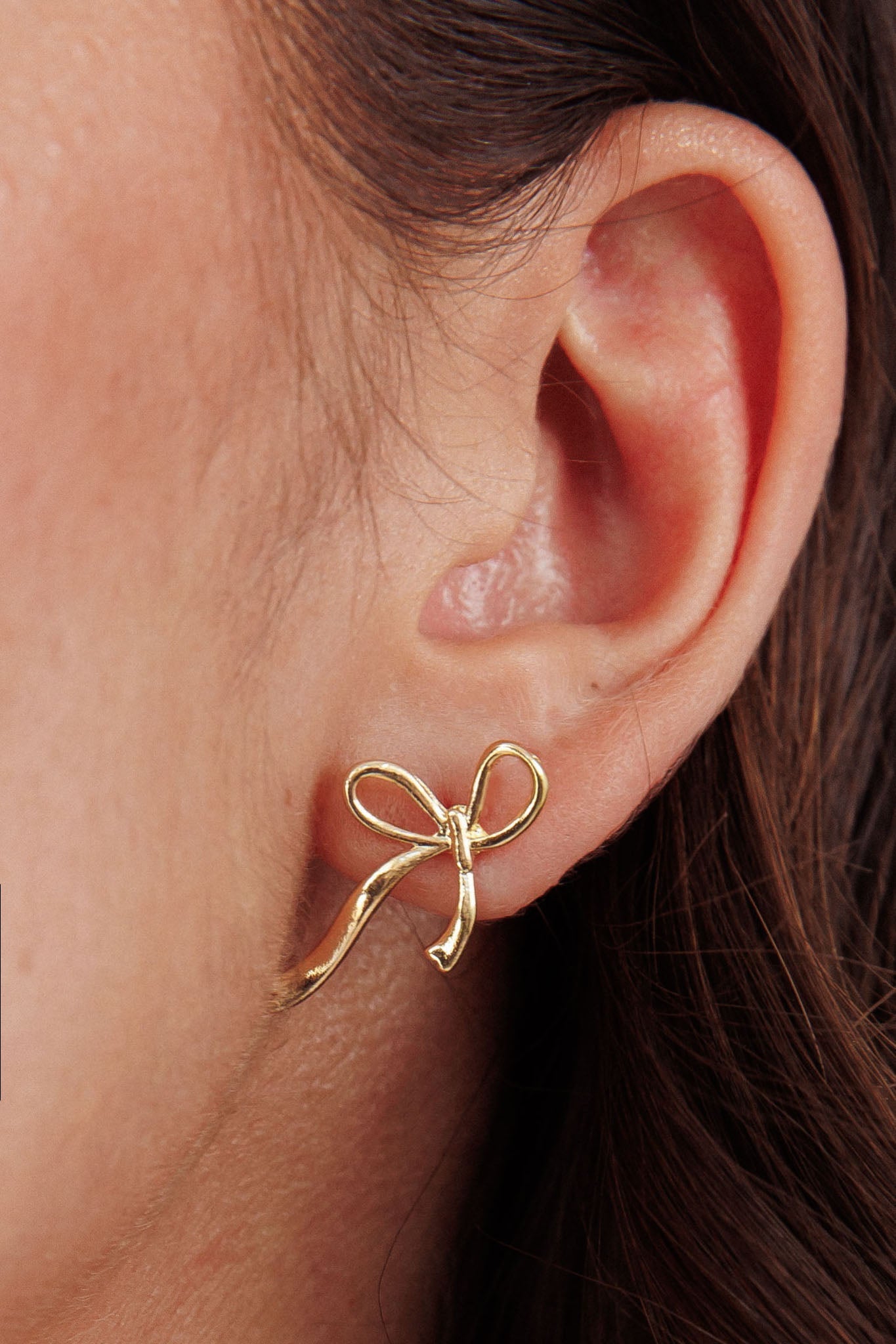 Becca Knot Gold Earrings