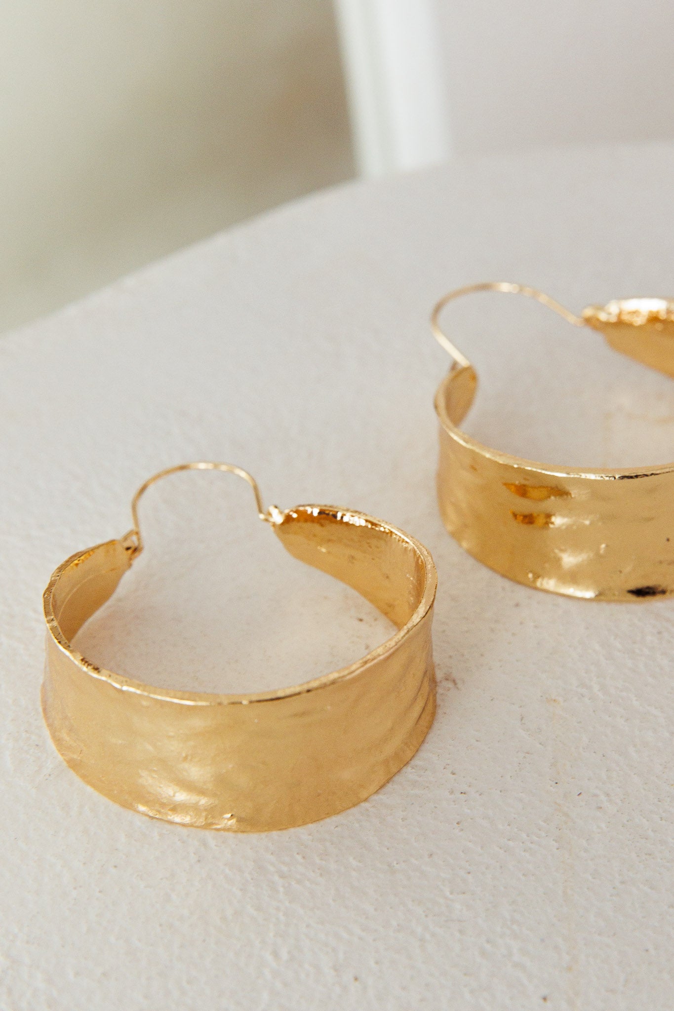 Vitality Gold Hoop Earrings